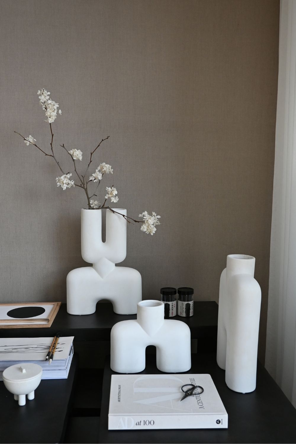 Cobra Vase Uno Medio Bone White | 101 Copenhagen | Home of Solinfo
