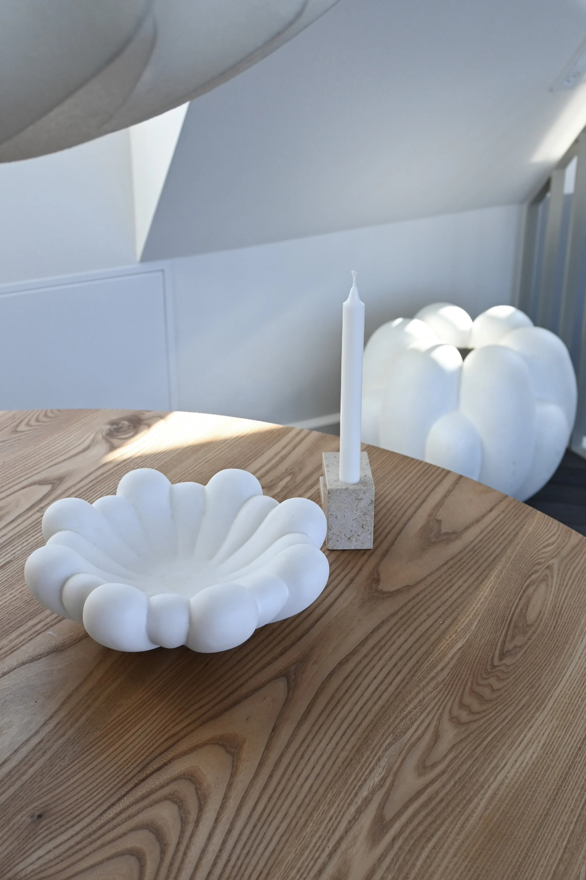 Bloom Tálca, közepes, csontfehér