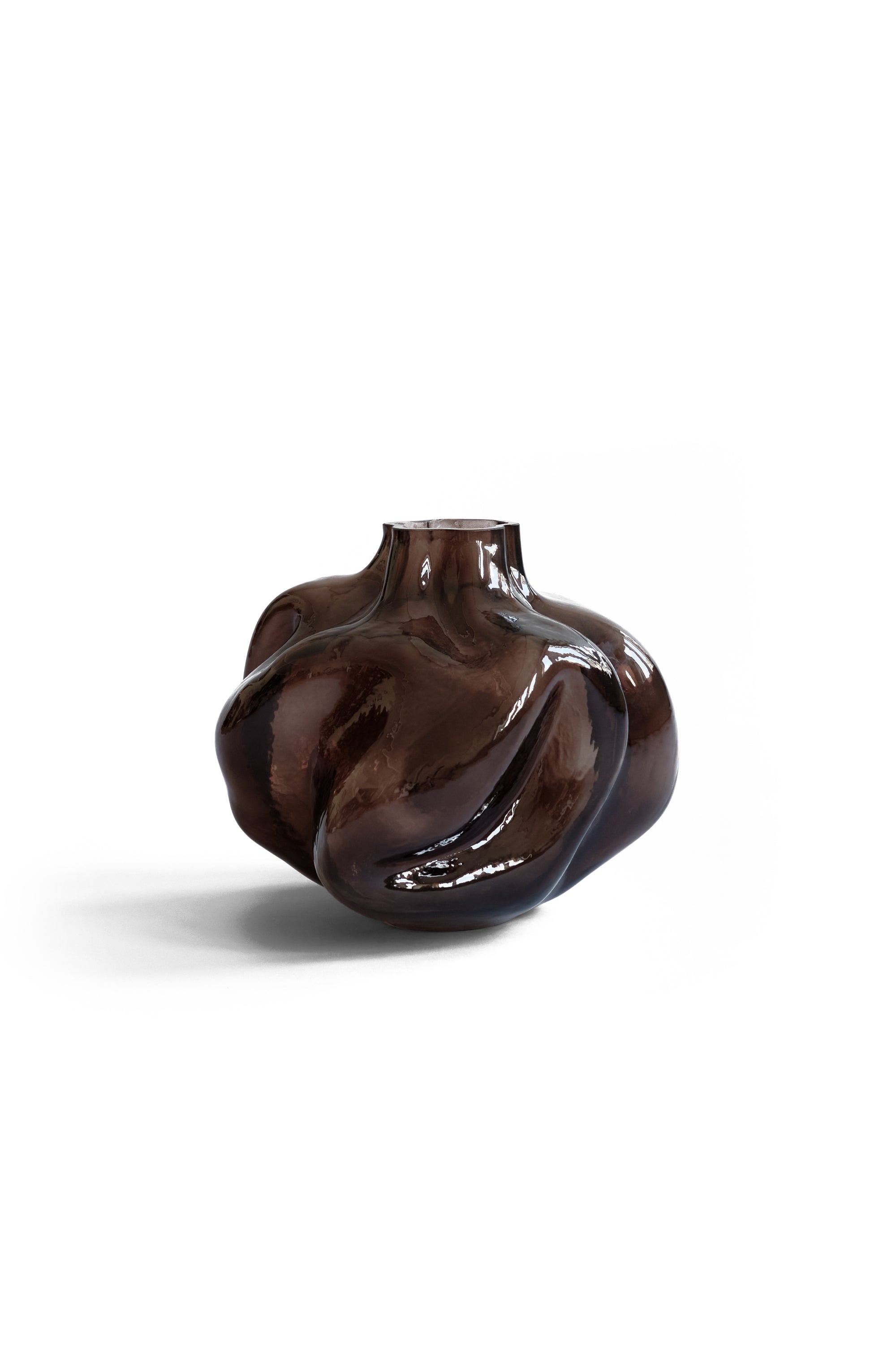 Wabi Vase medio smoked forest