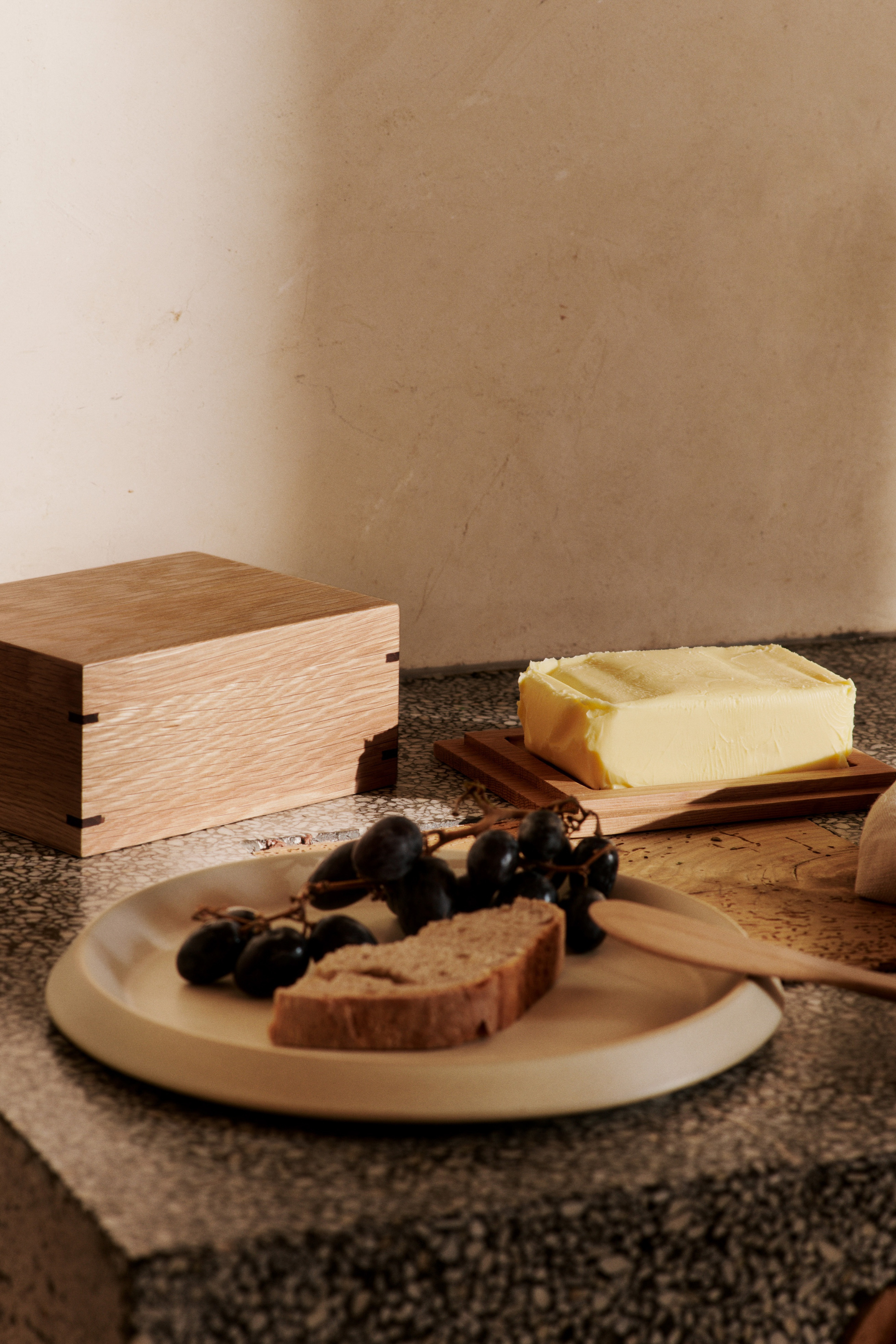 Bon Butter Box Natural Oak