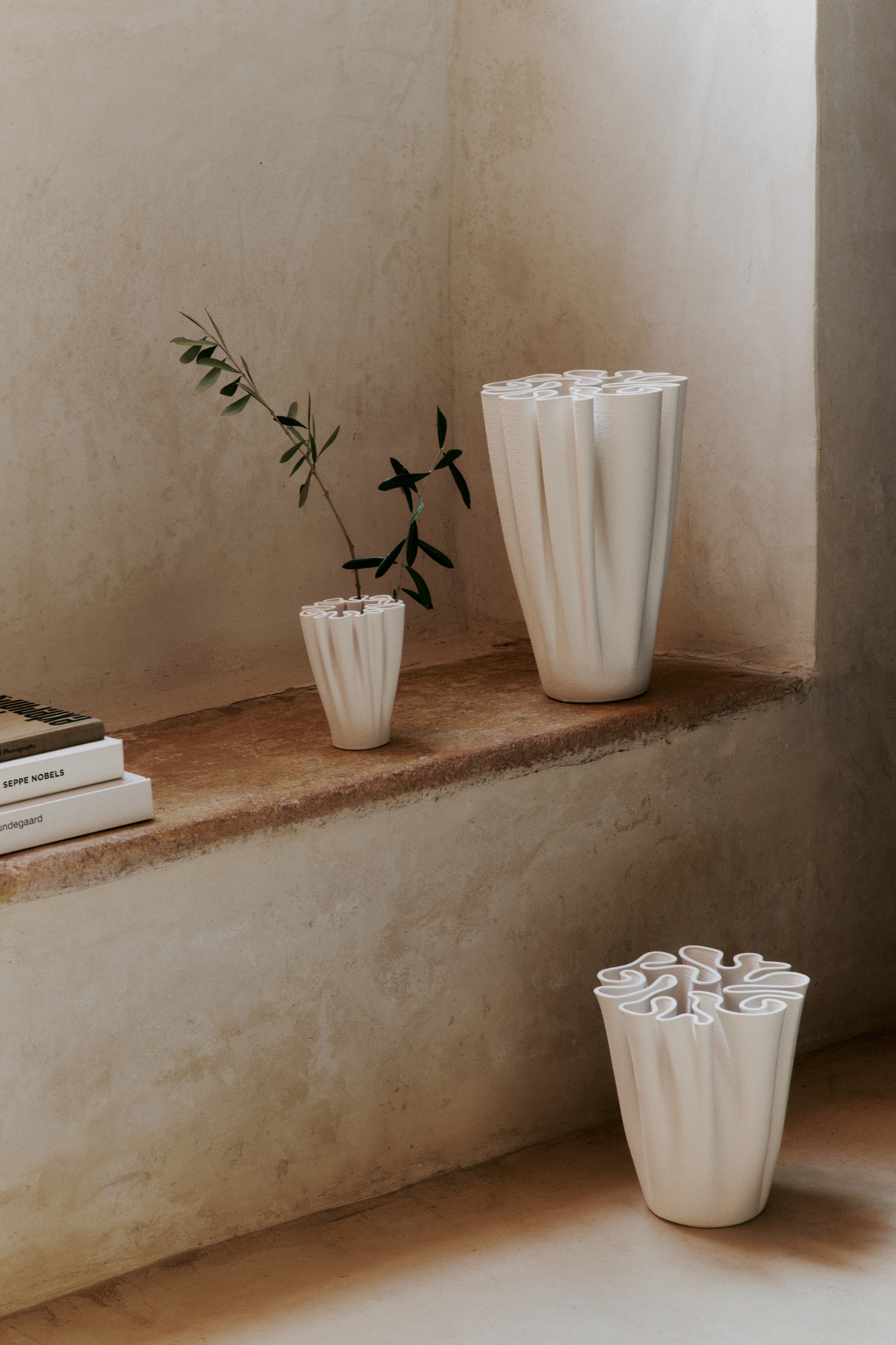 Dedali Vase Small Off-White