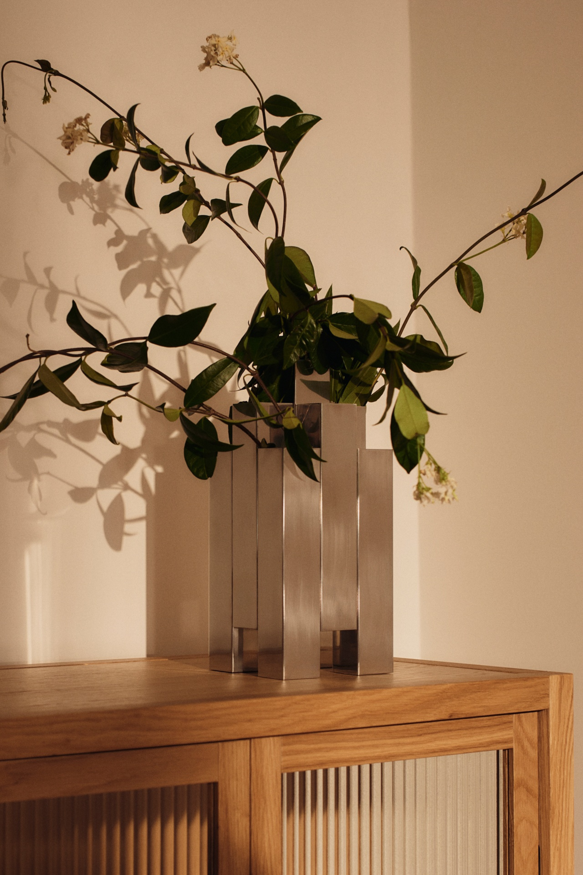 Tessera Váza 3x3 tükör polírozott