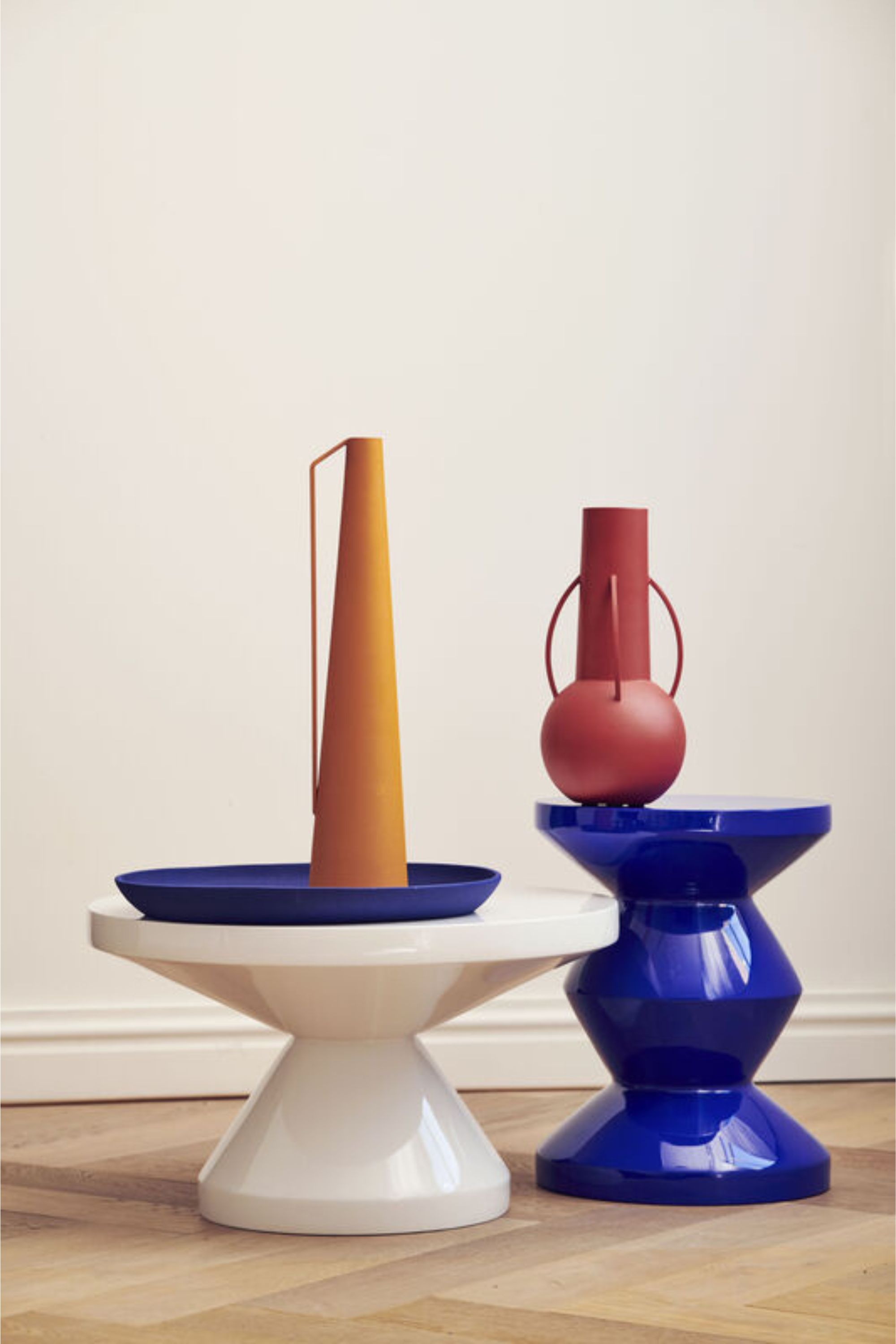 Zig Zag Darkblue Stool
