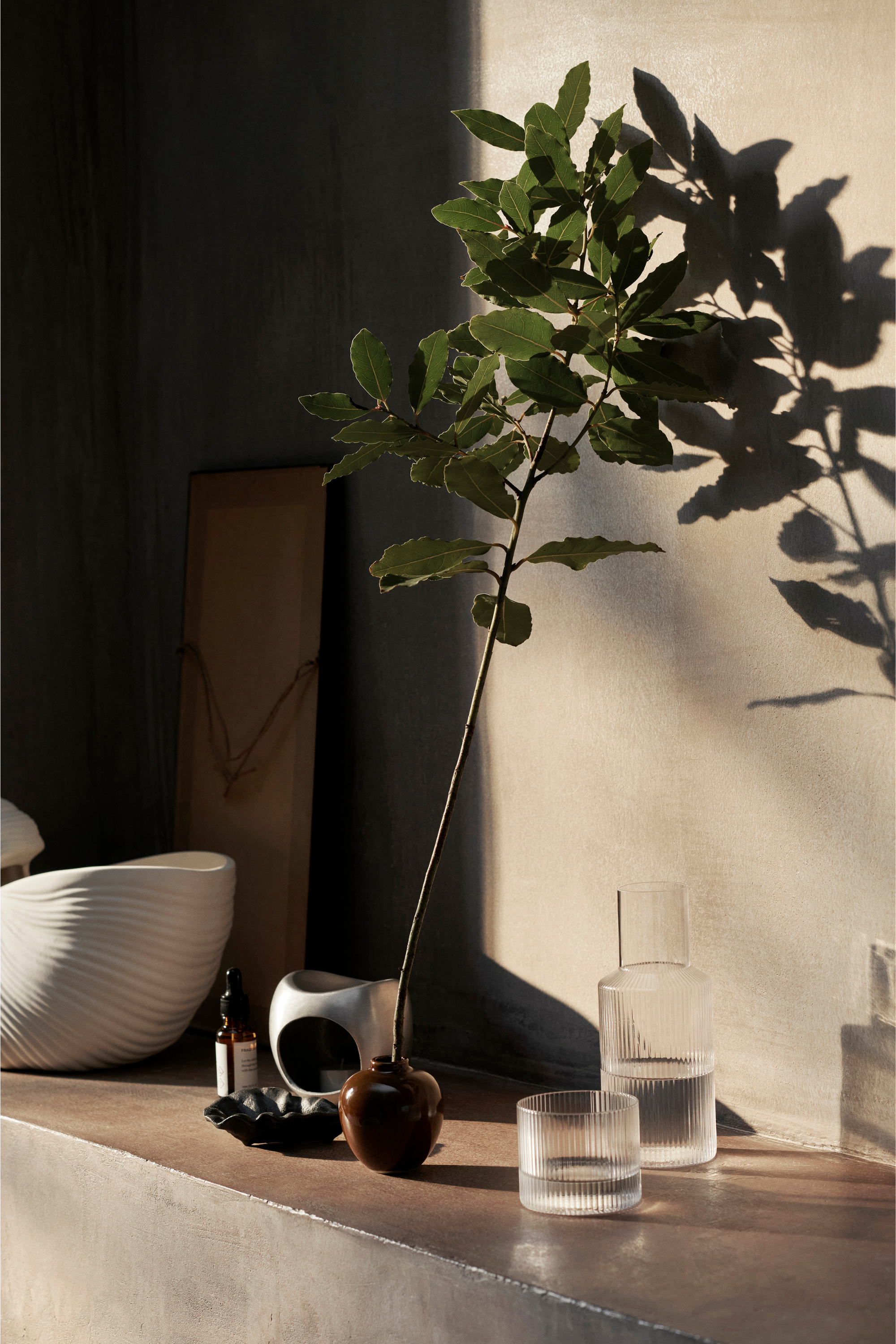 Ripple Carafe Set - Small Clear