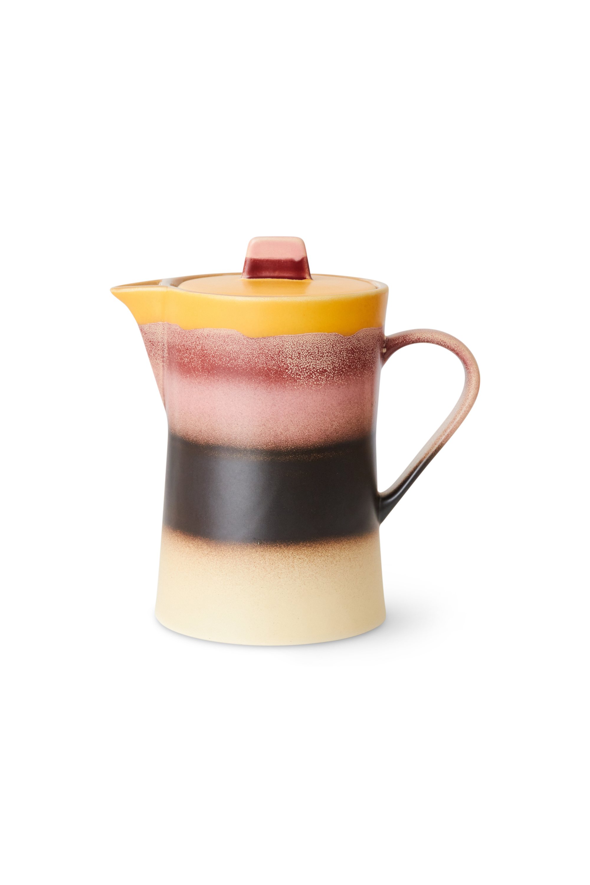 70s Ceramics Tea Pot Sunset