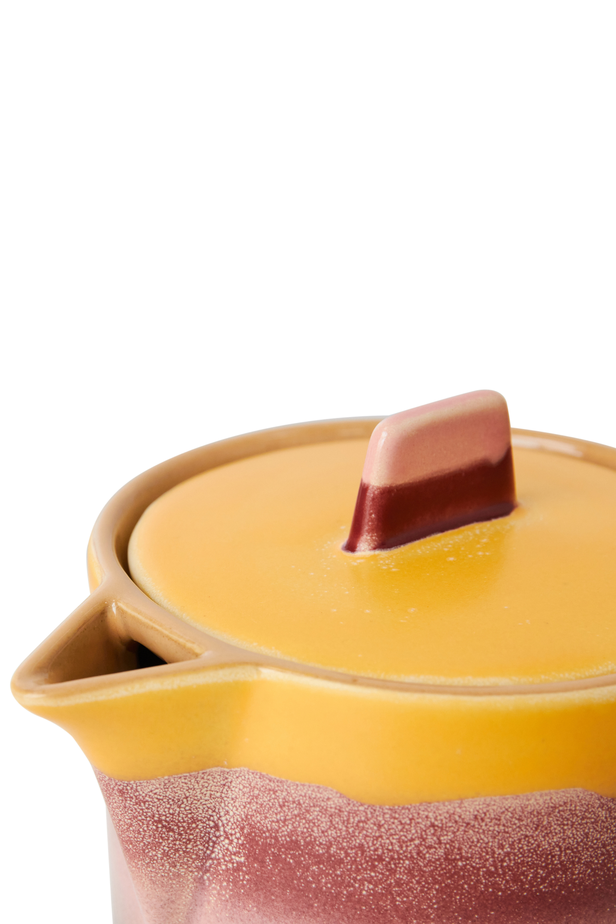 70s Ceramics Sunset Teáskancsó