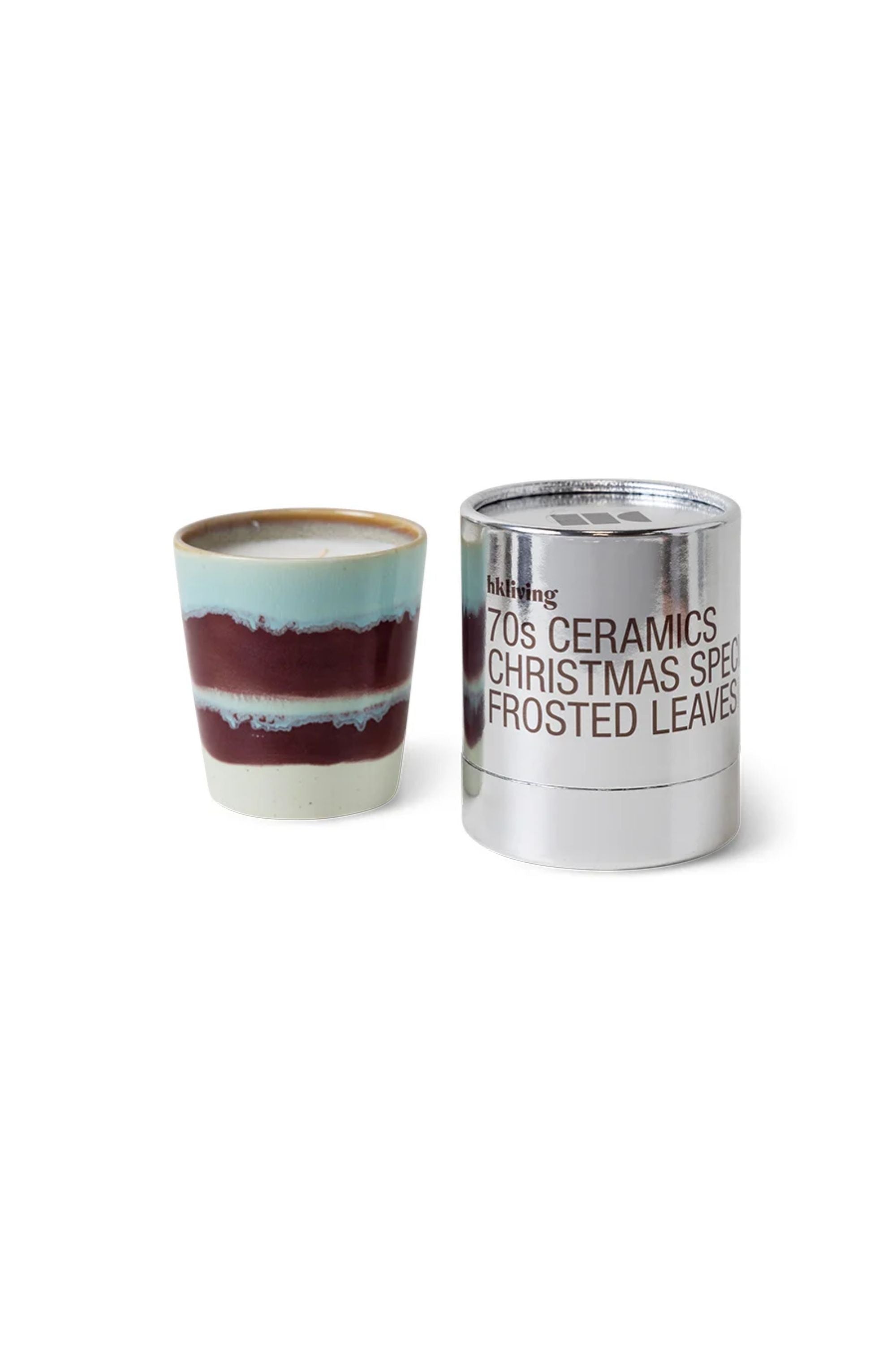 70s Ceramics Christmas special: frosted leaves