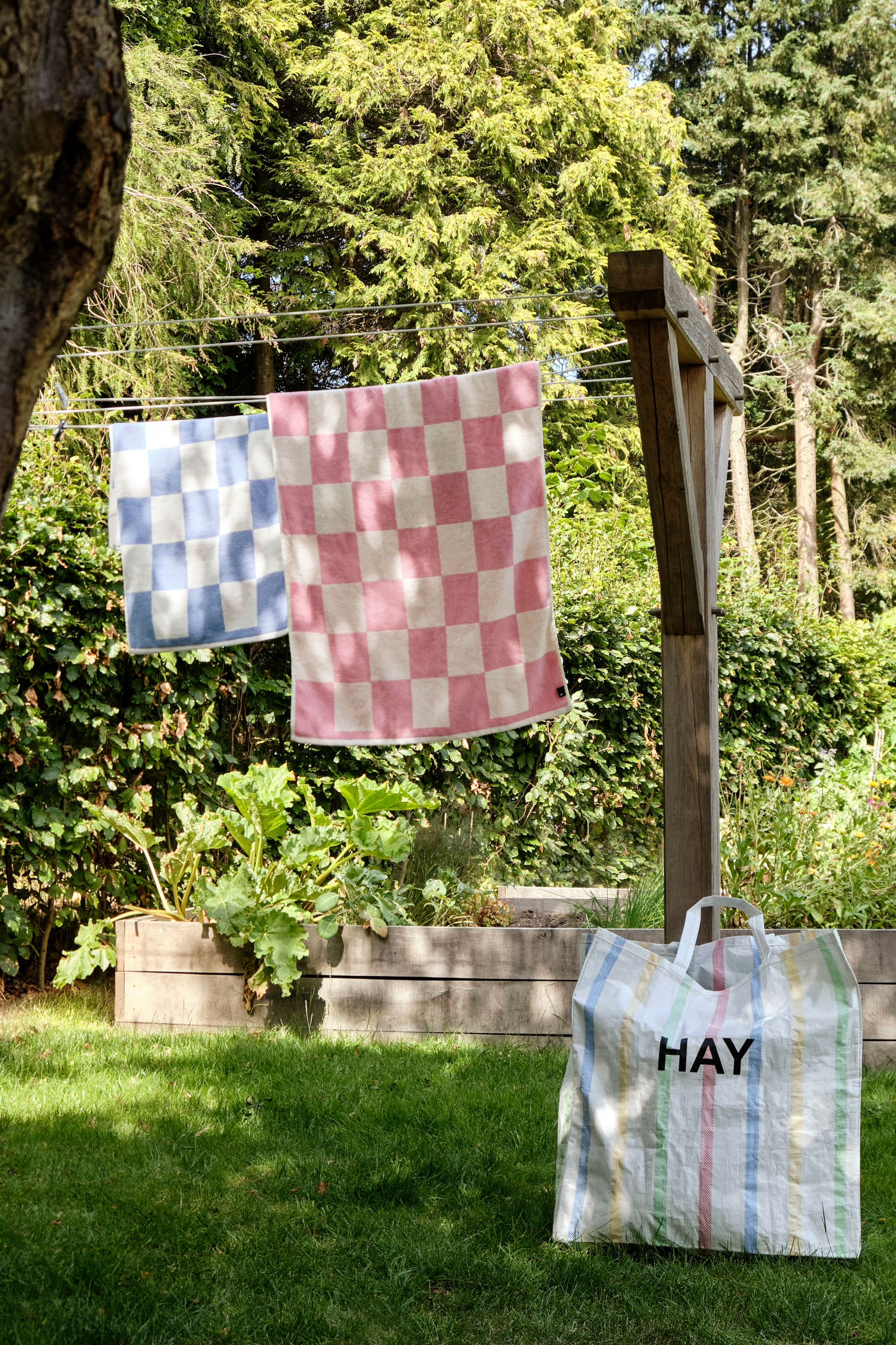 Check kéztörlő 50 x 90, Égkék