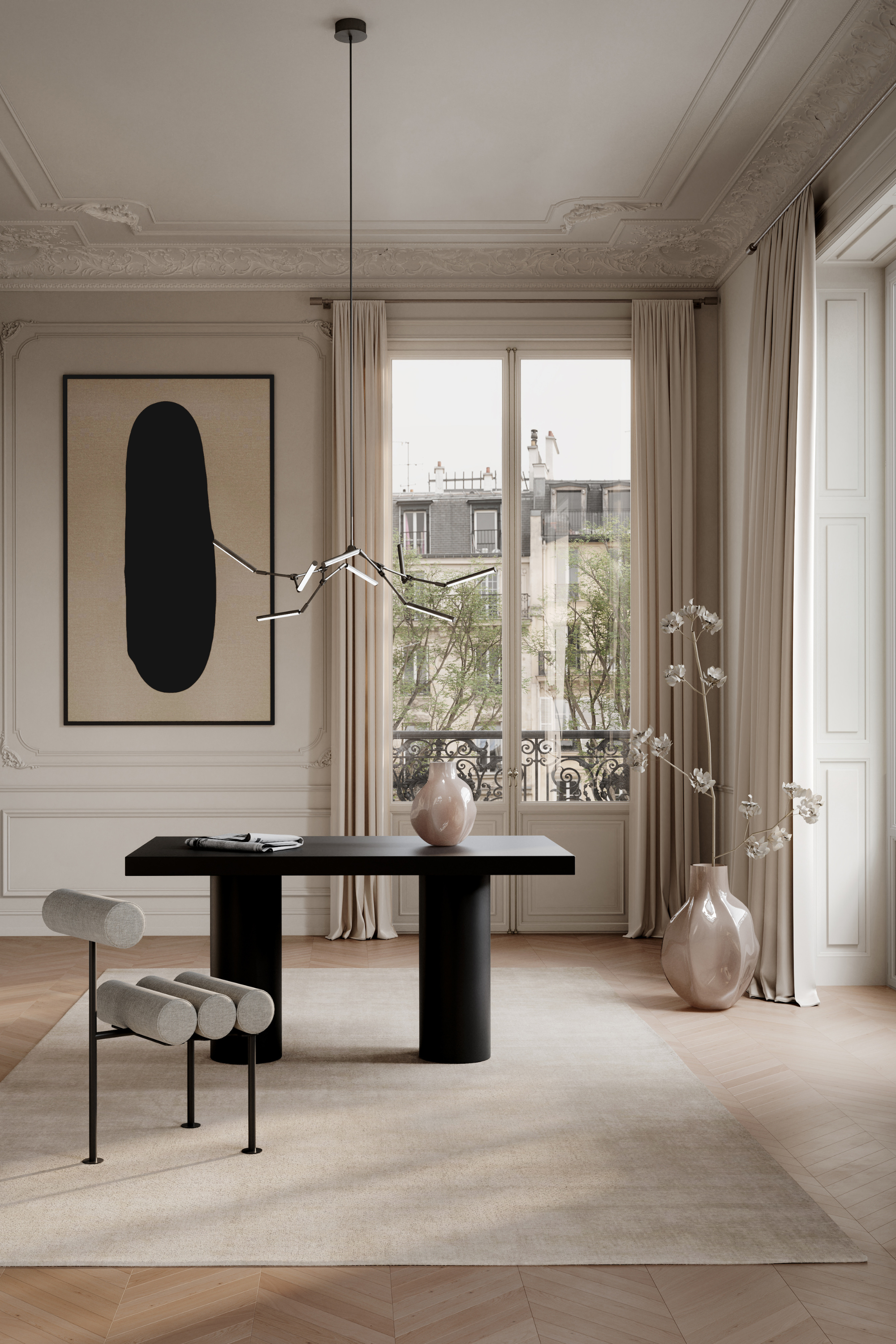 Bakku nagy váza, sivatag