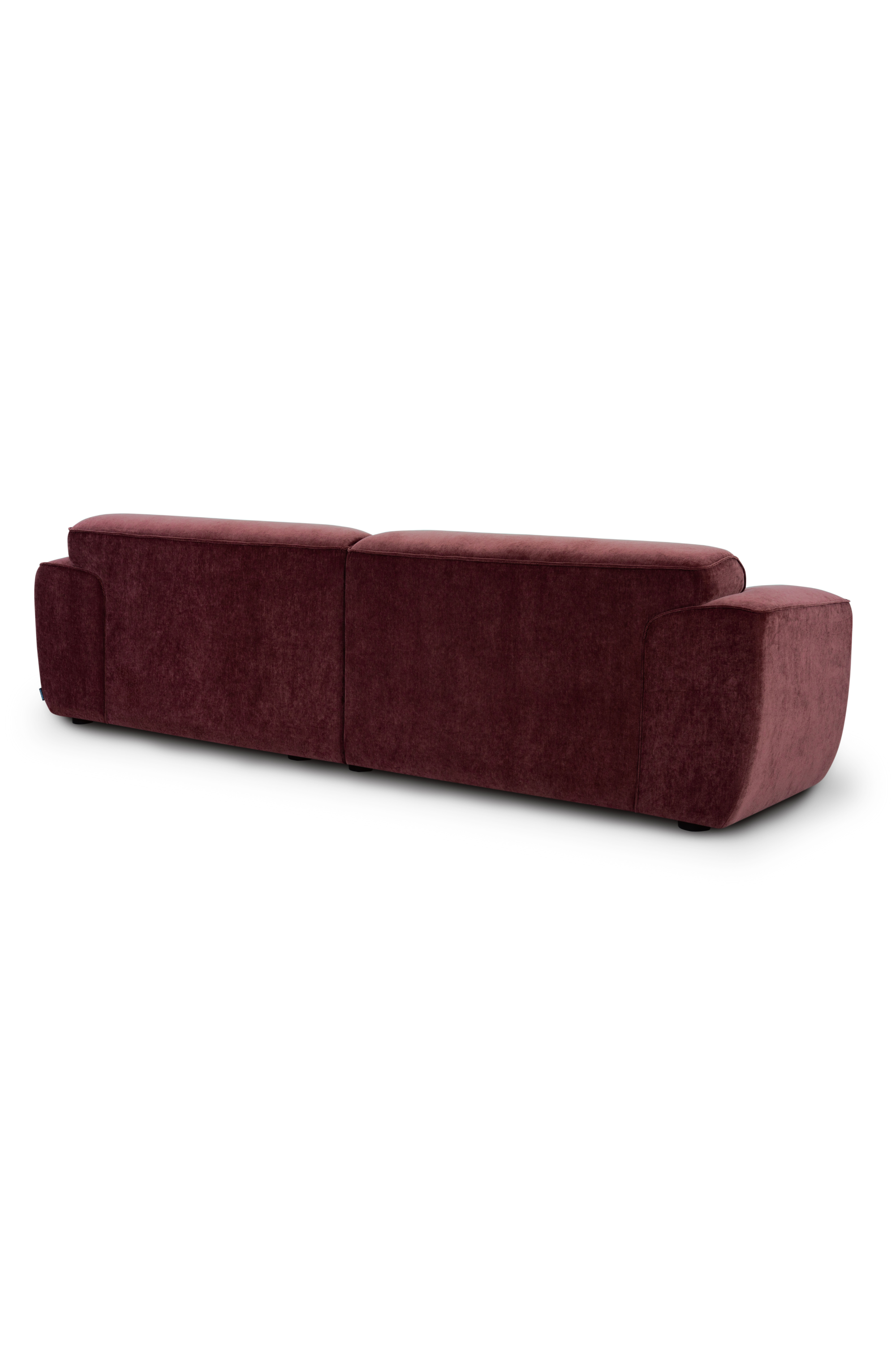 Greta Moss Burgundy Sofa