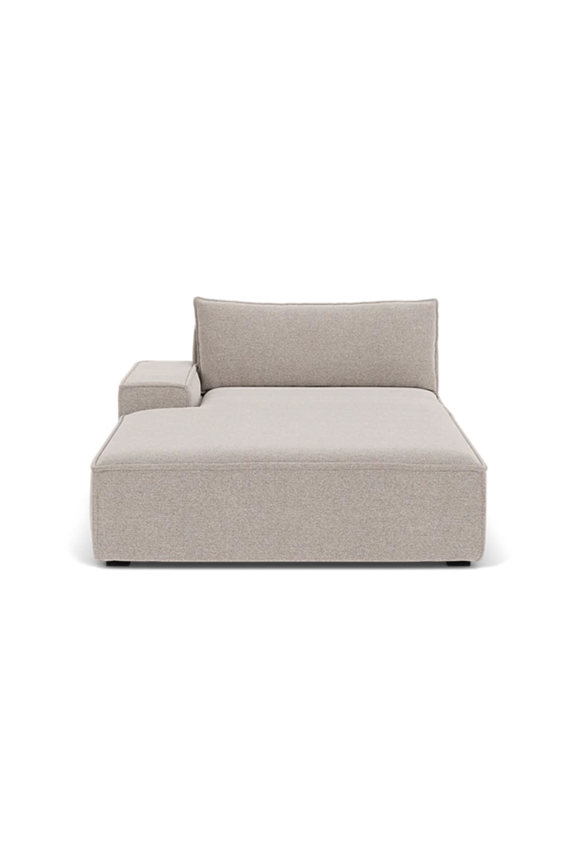 Daphne Sofa Module Left Chaise Longue Agnes Brown