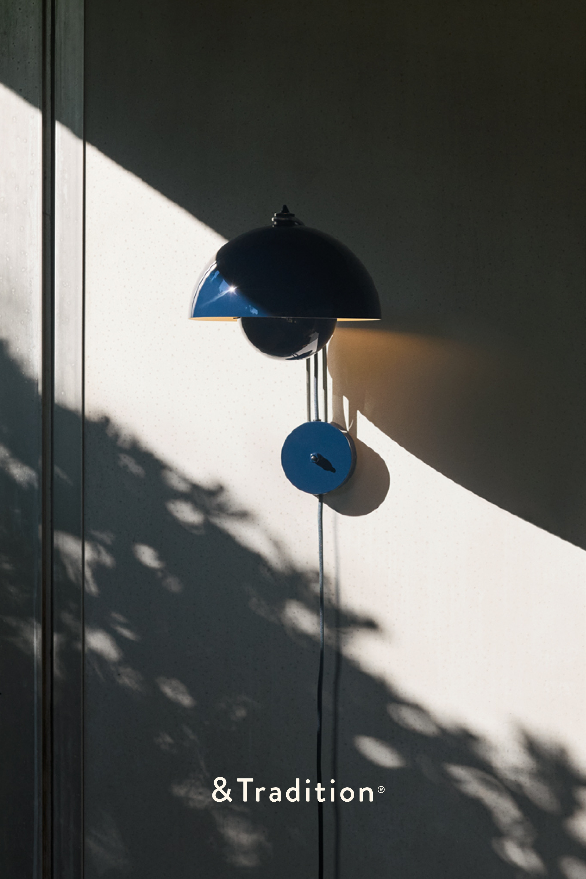 Flowerpot VP4 Acélkék Lámpa