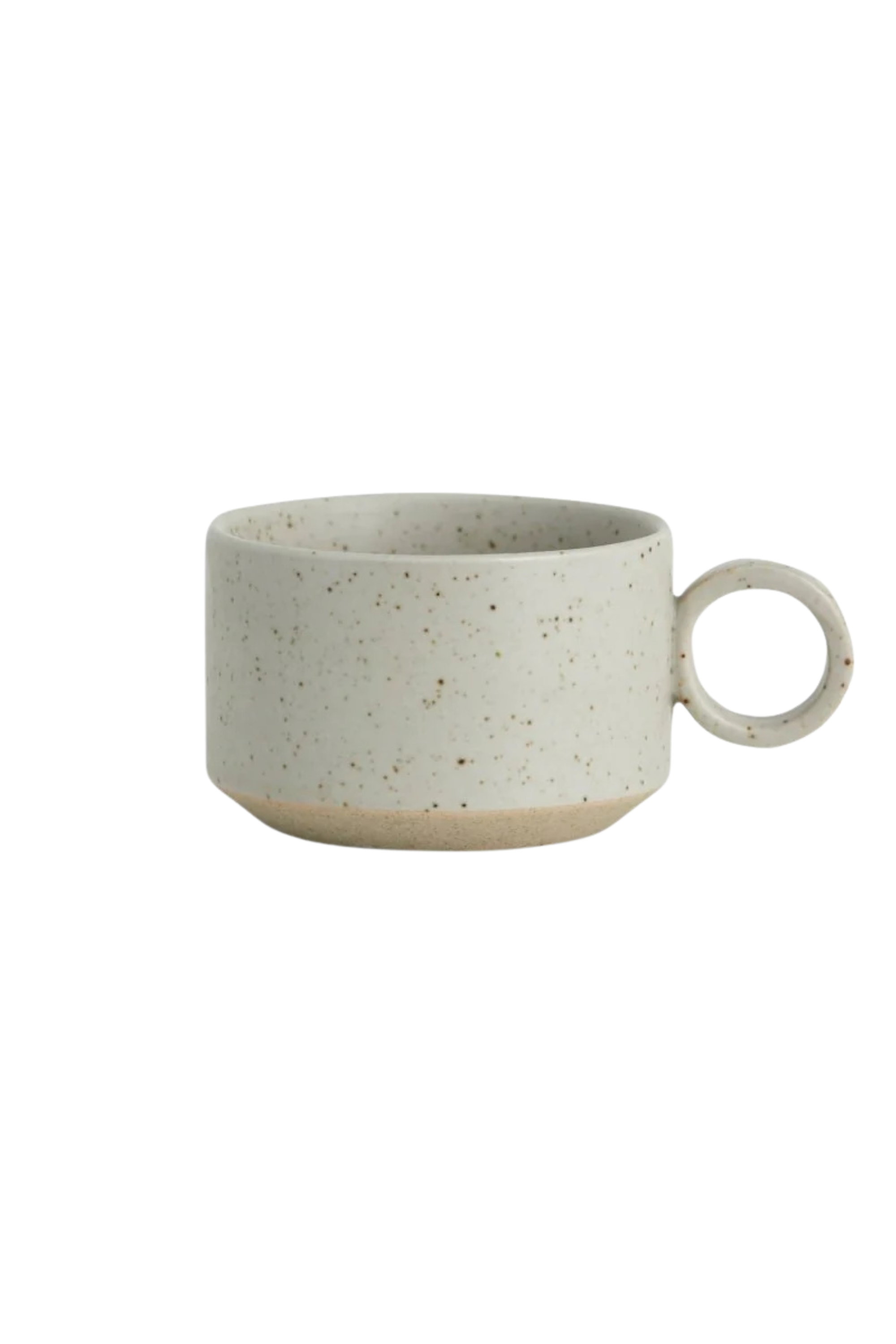 Grainy Tea Cup with handle sand