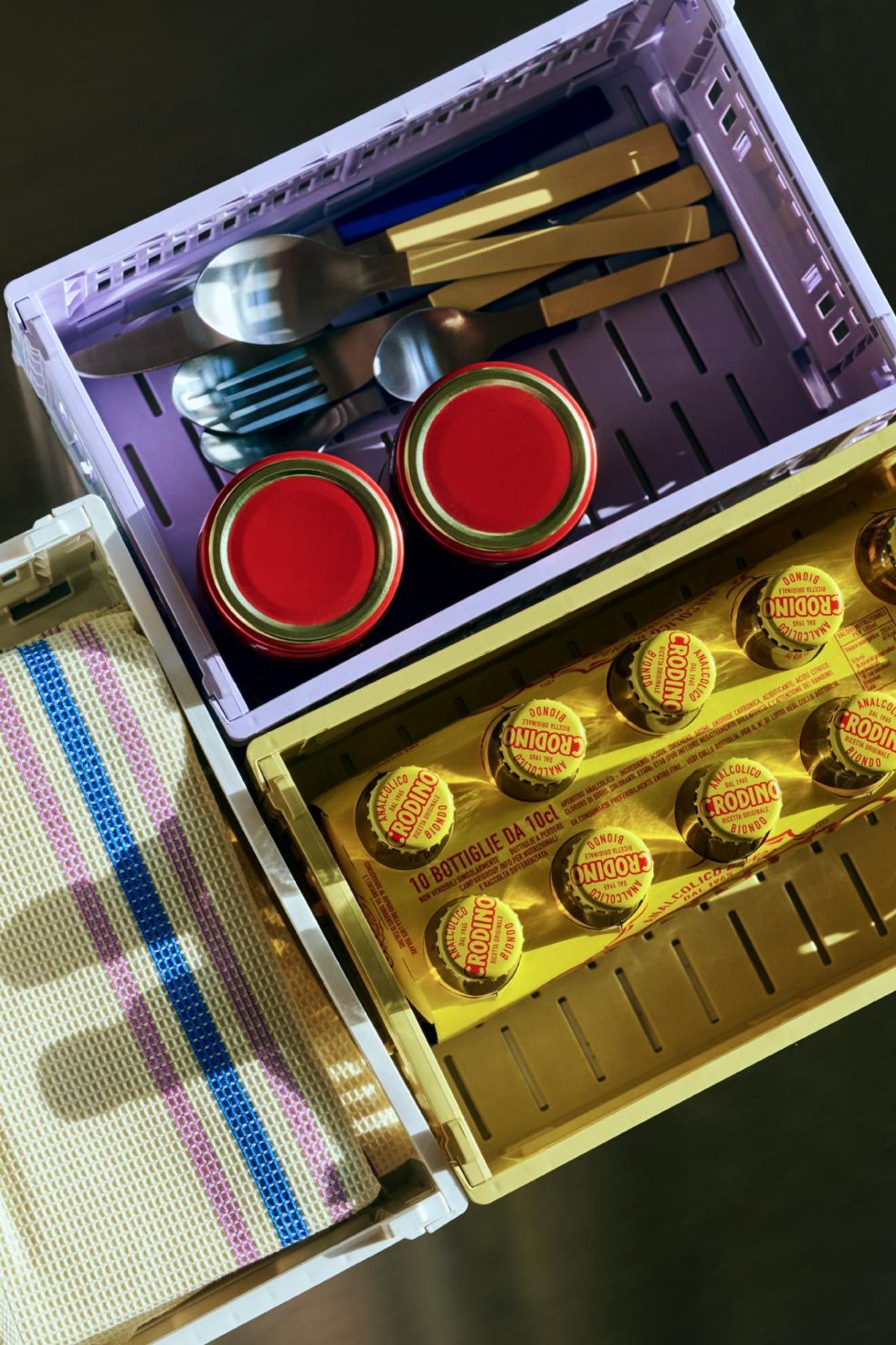 Colour Crate Small Light yellow