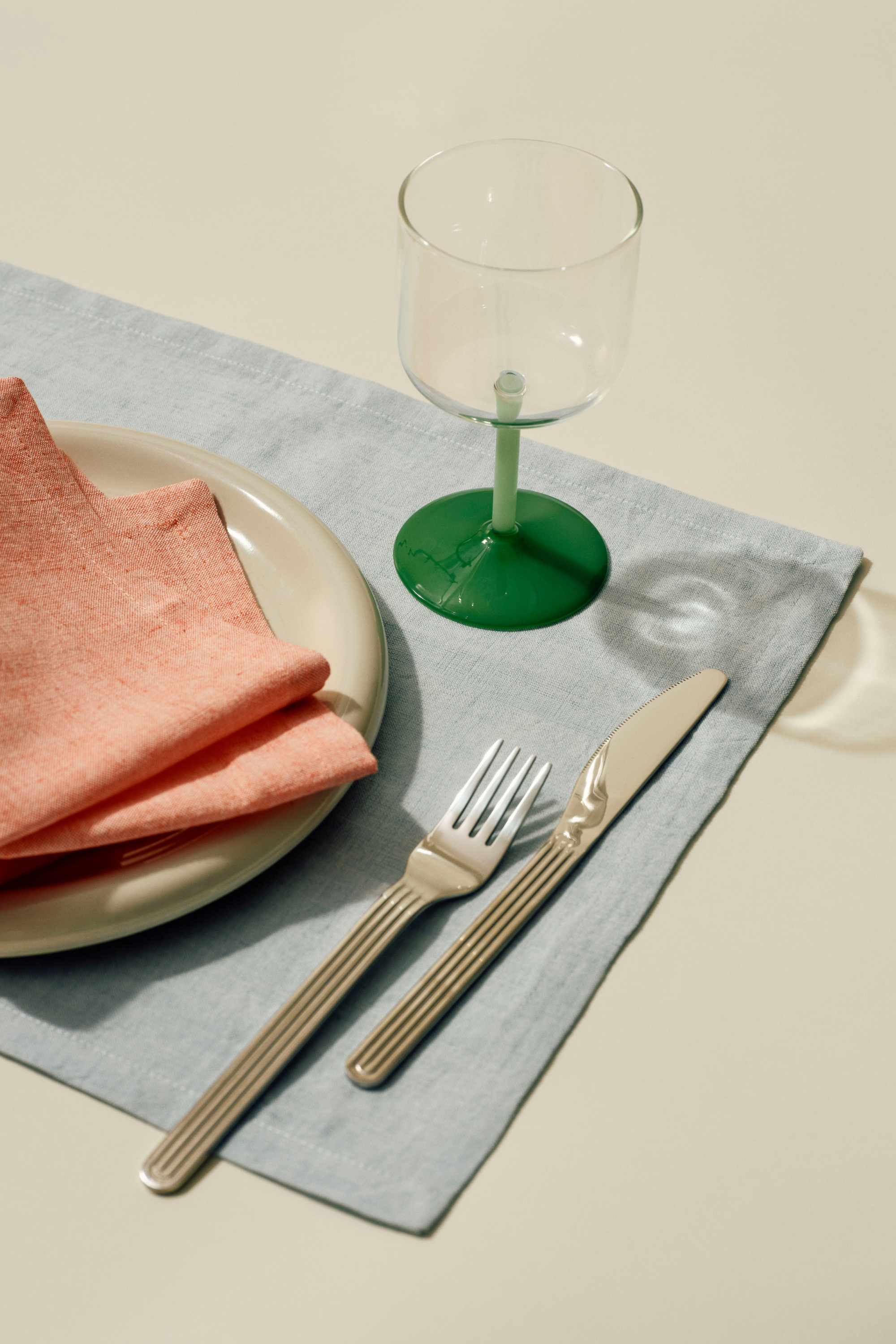 Tavolo szalvéta/alátét szett 4 db-os kék