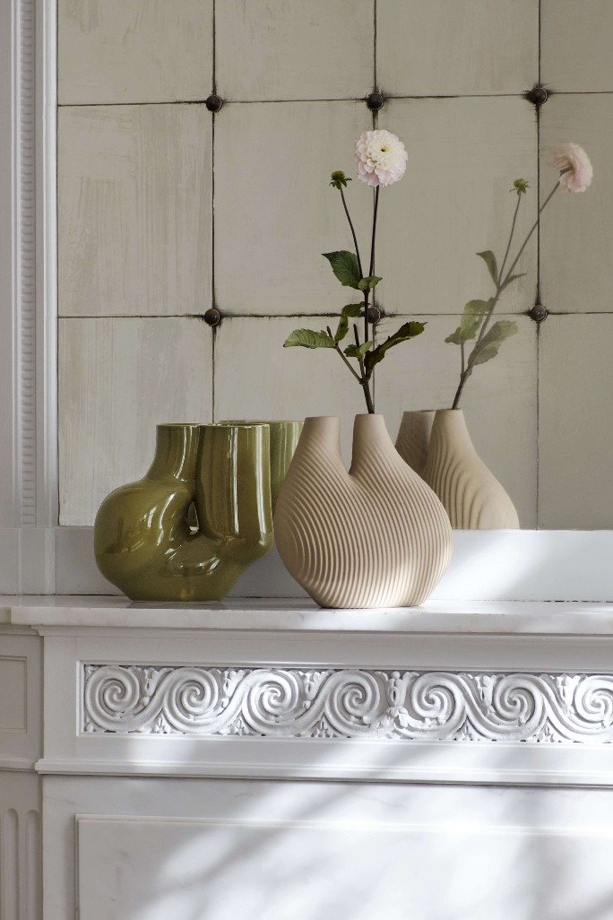 W&S Chamber bézs váza