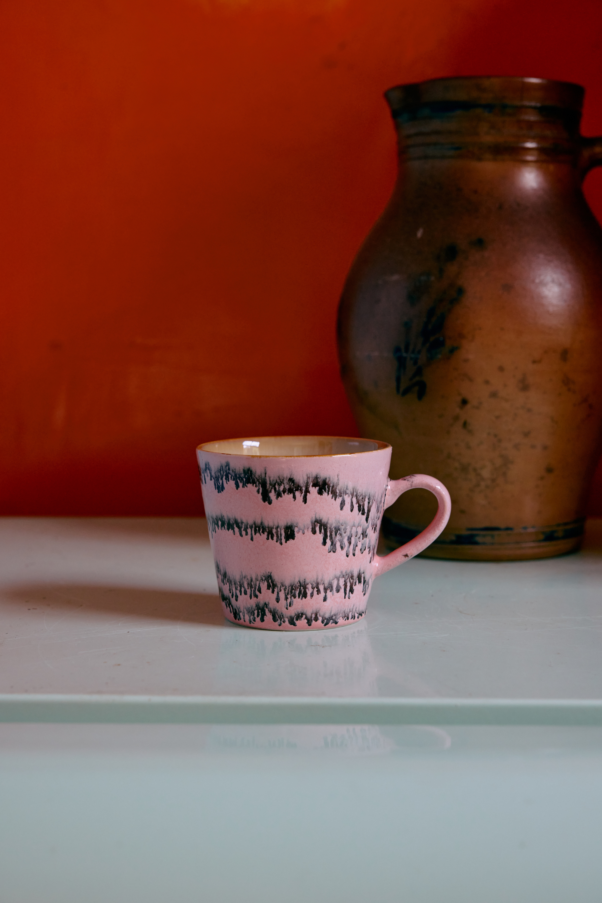 70s Ceramics: Bubble cappuchino bögre
