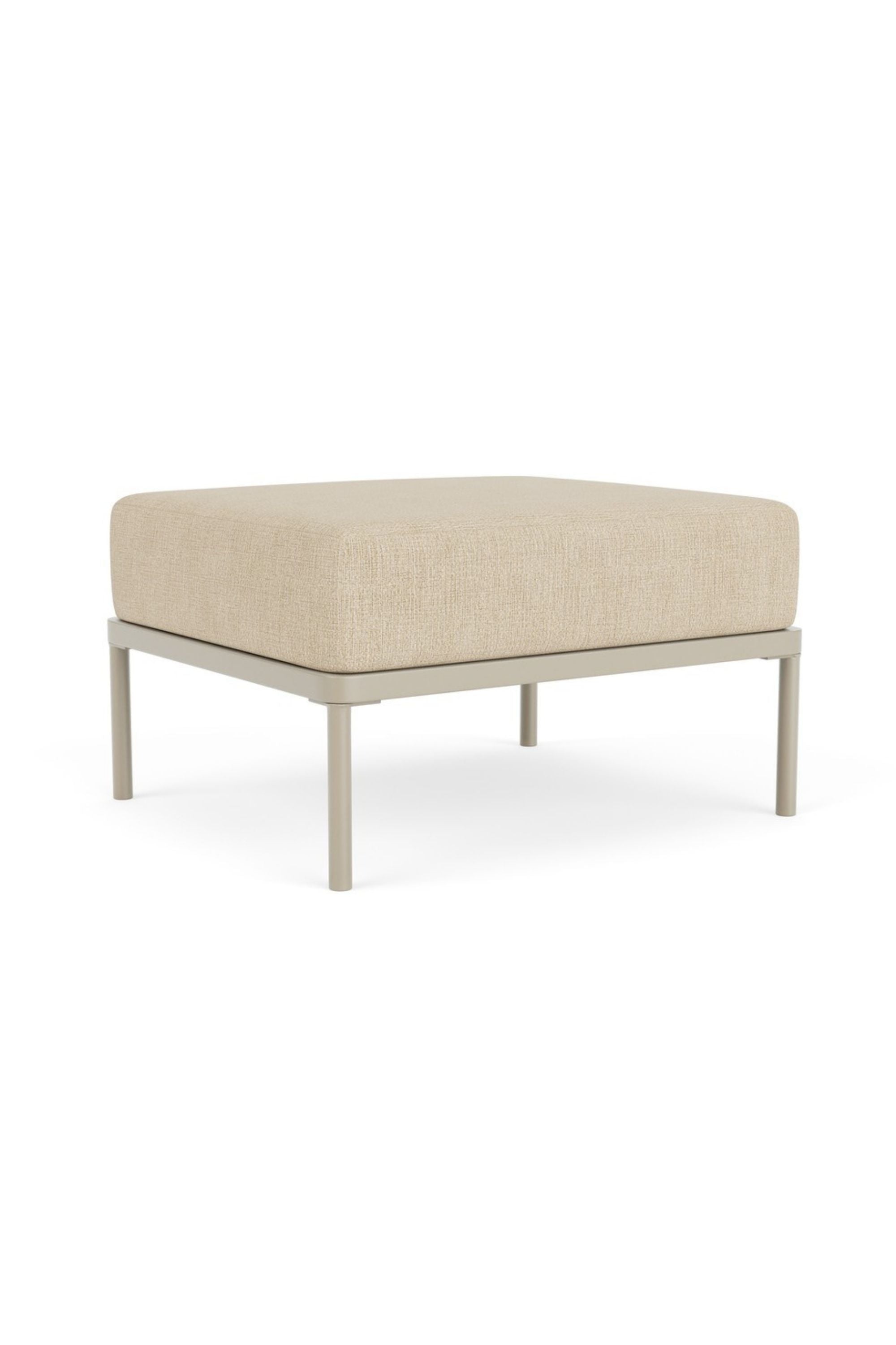 Hadley Outdoor Footrest Marzipan