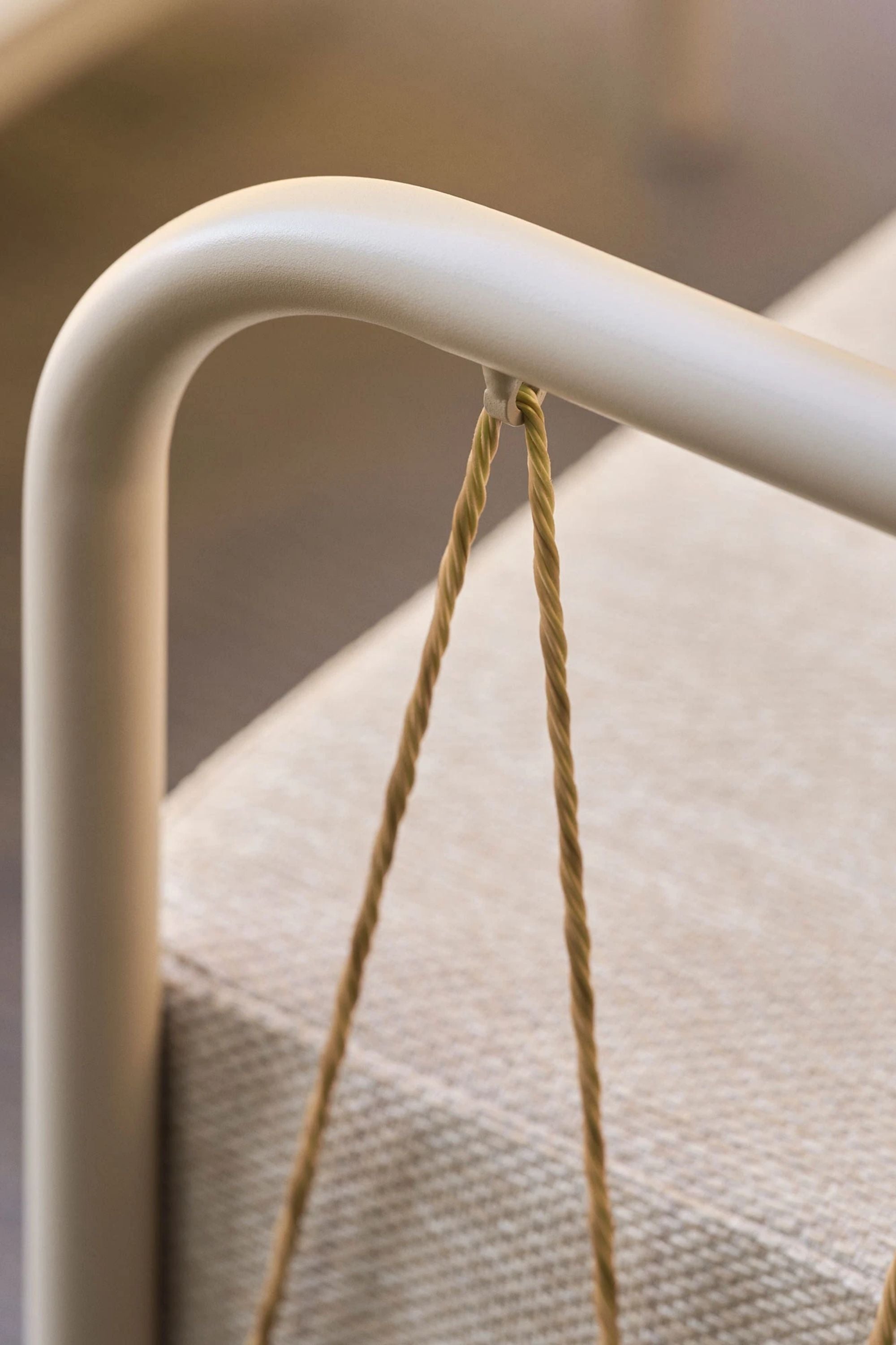 Hadley Outdoor Module 1-seater arm right Marzipan