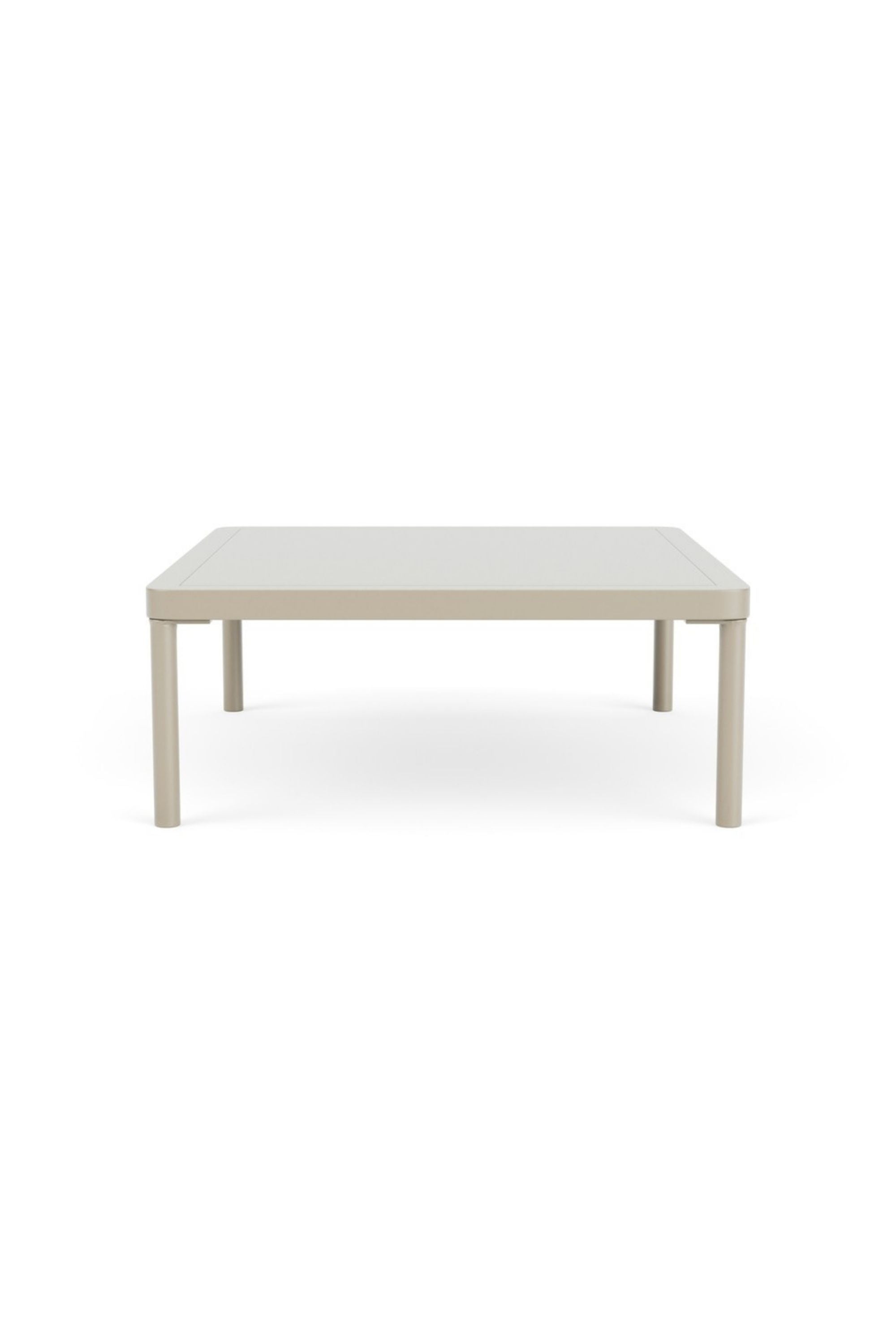 Hadley Outdoor Coffee table 60 x 70 Coral Sand Steel
