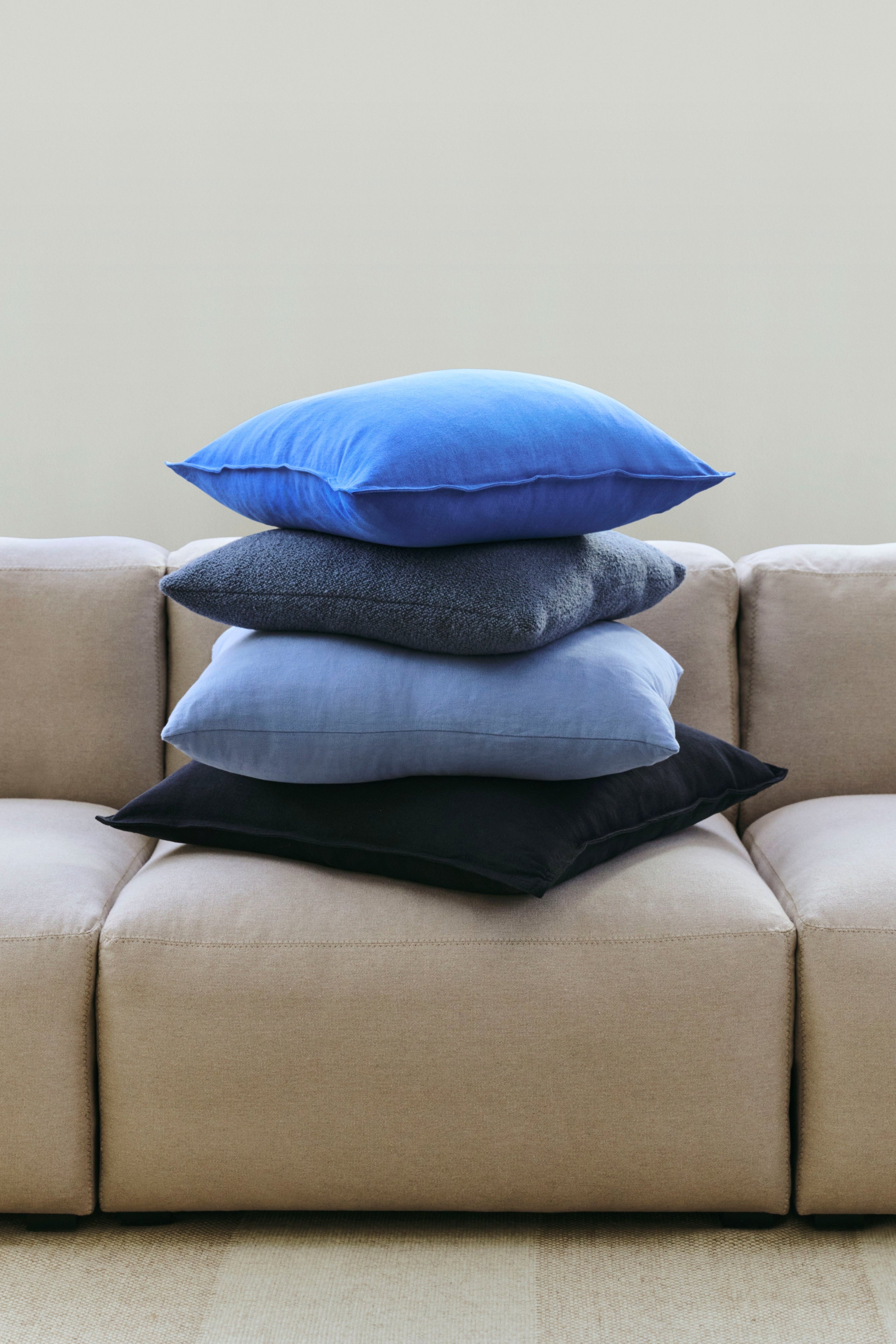 Linen Cushion-60 x 60-Light blue | Hay | Home of Solinfo