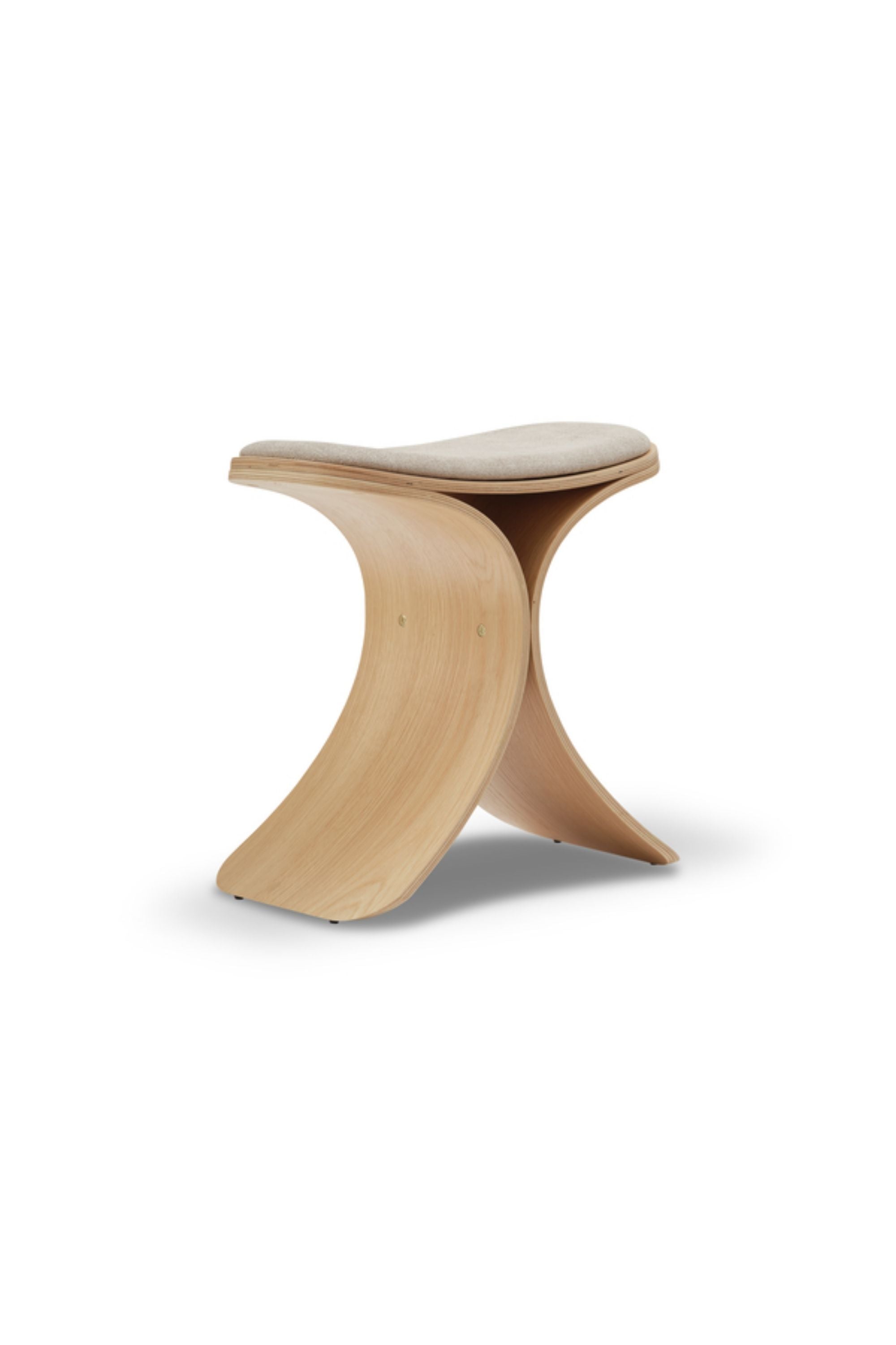 LUNO STOOL Oak Beige