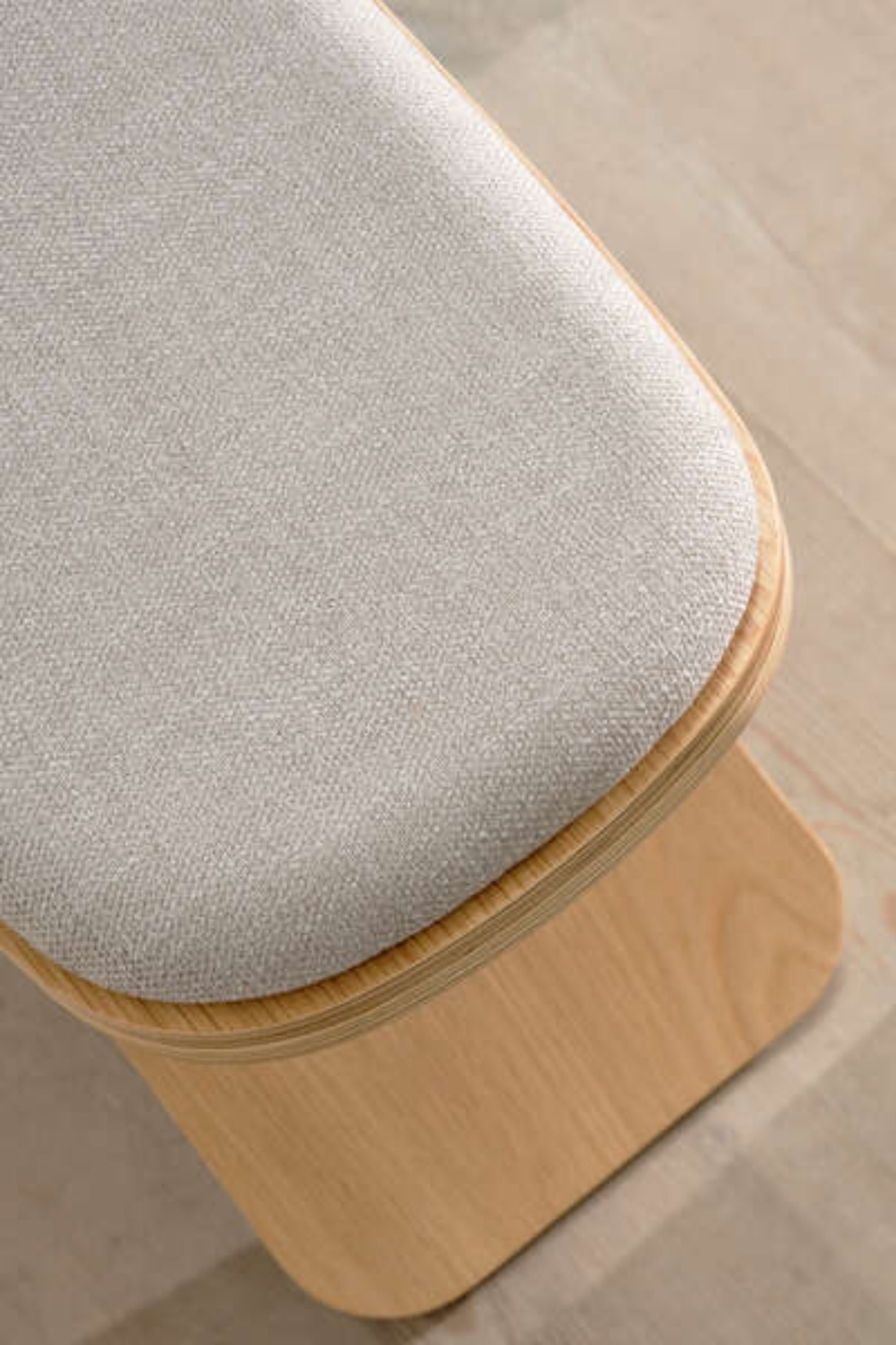 LUNO STOOL Oak Beige