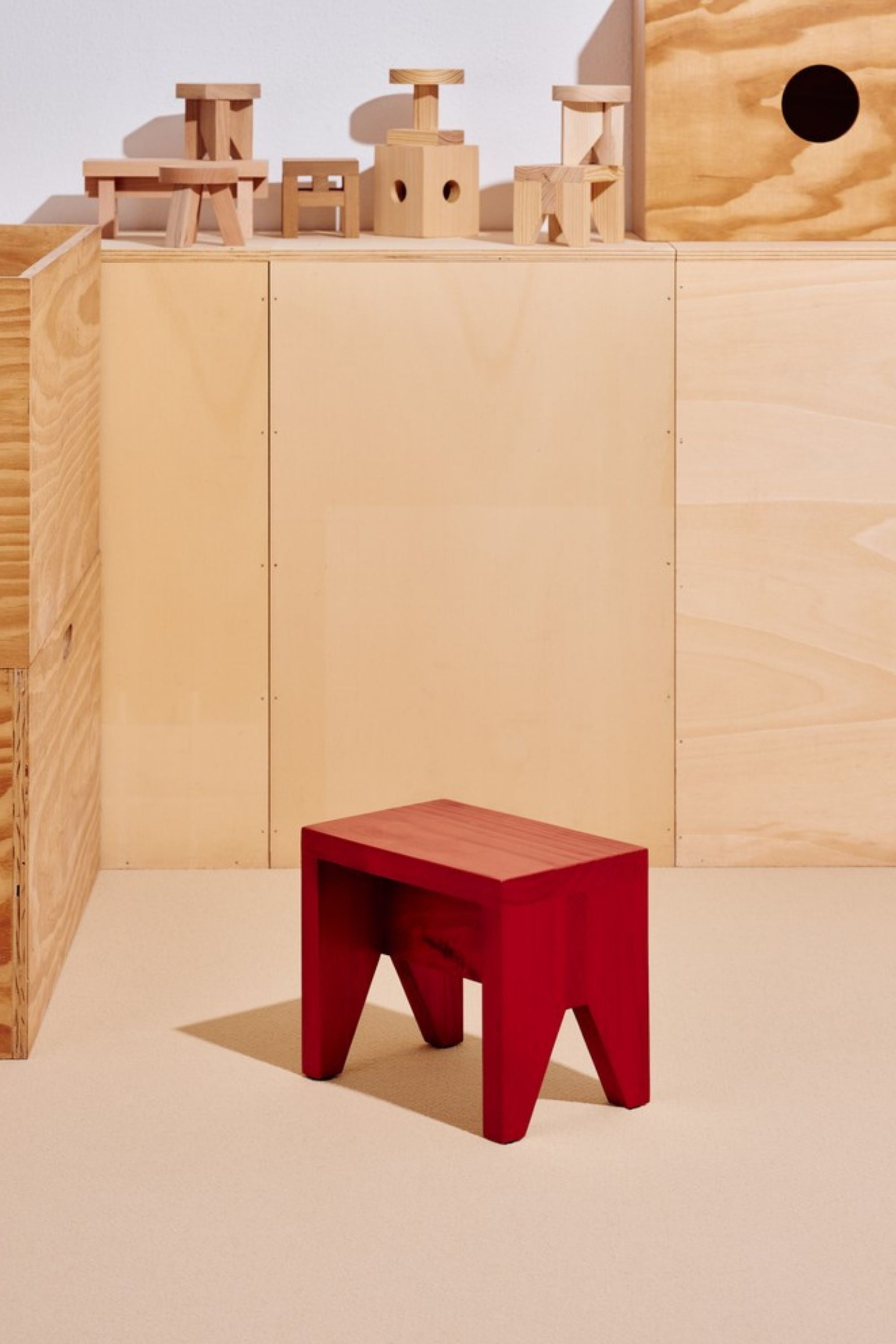 Manolito szék piros