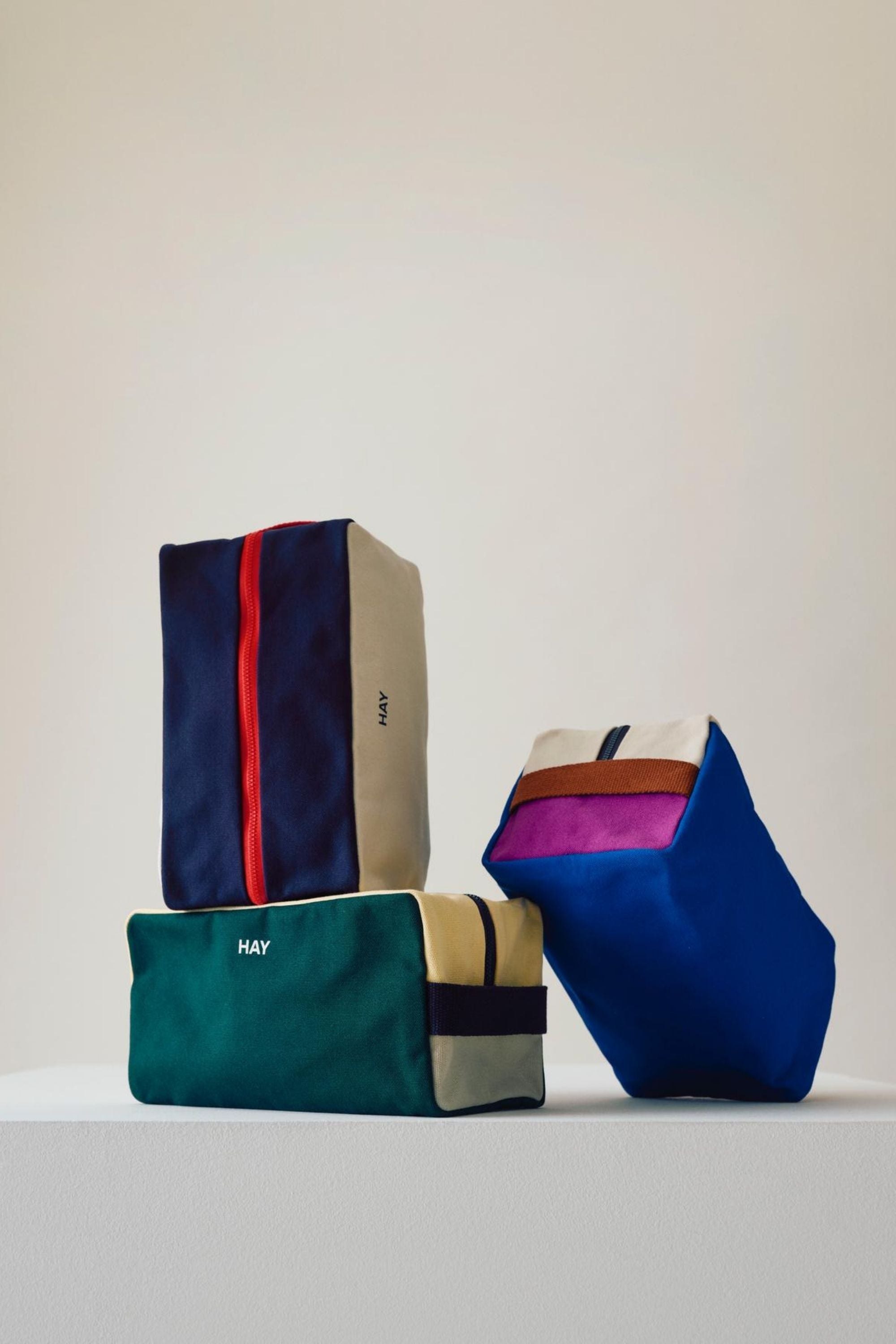 Multi Wash Bag Medium Dark green multi