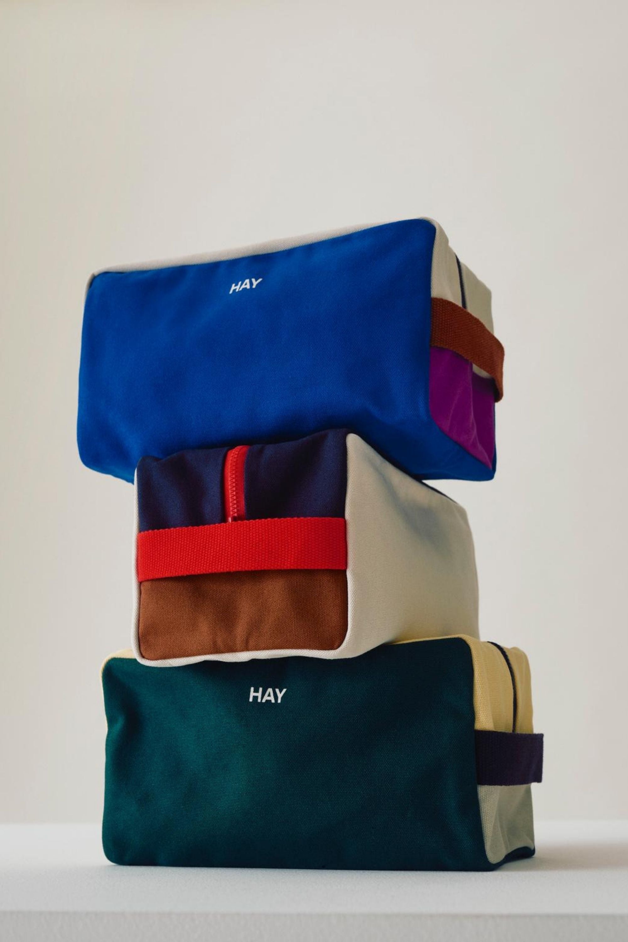 Multi Wash Bag Medium Dark green multi