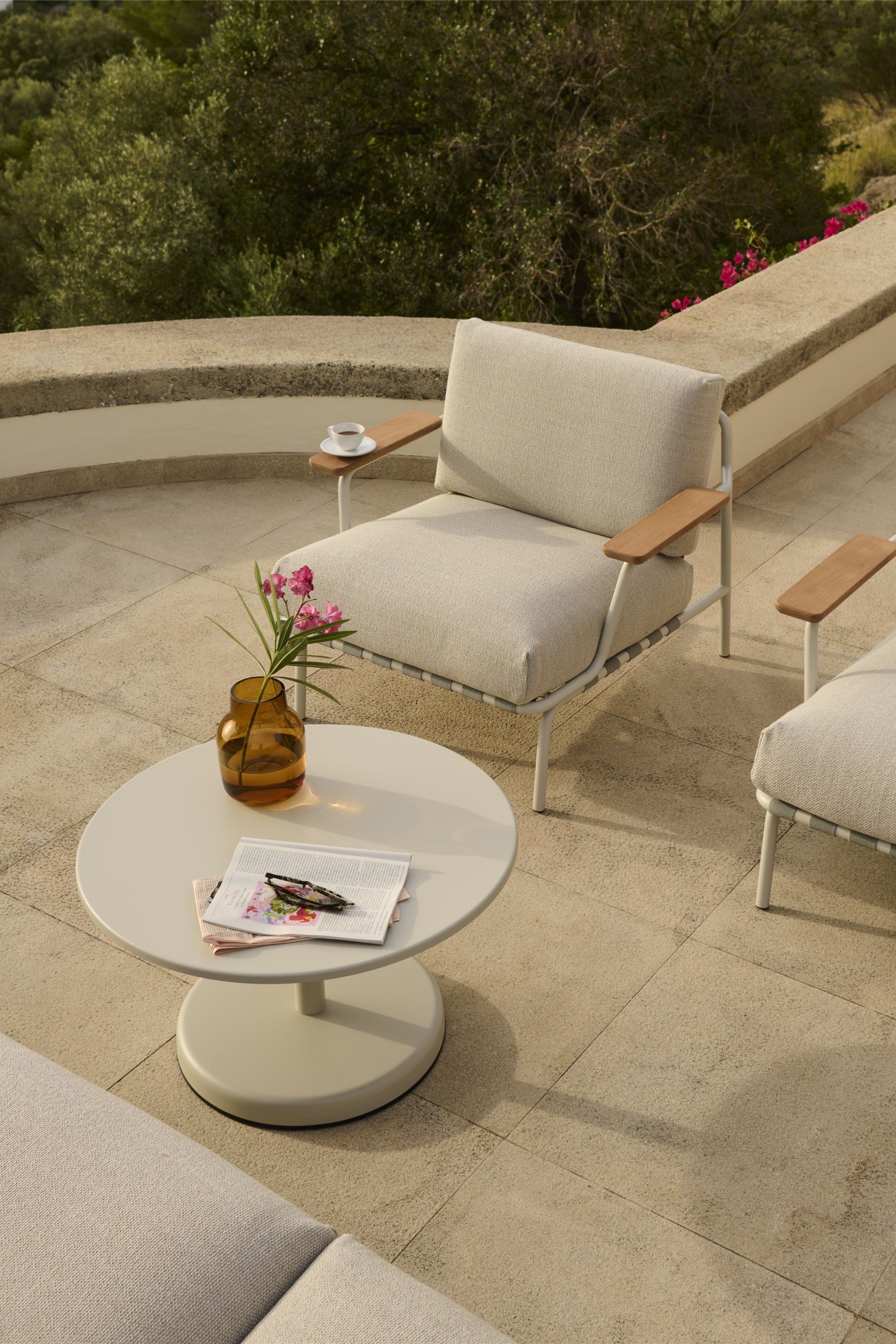 Settle kültéri lounge fotel