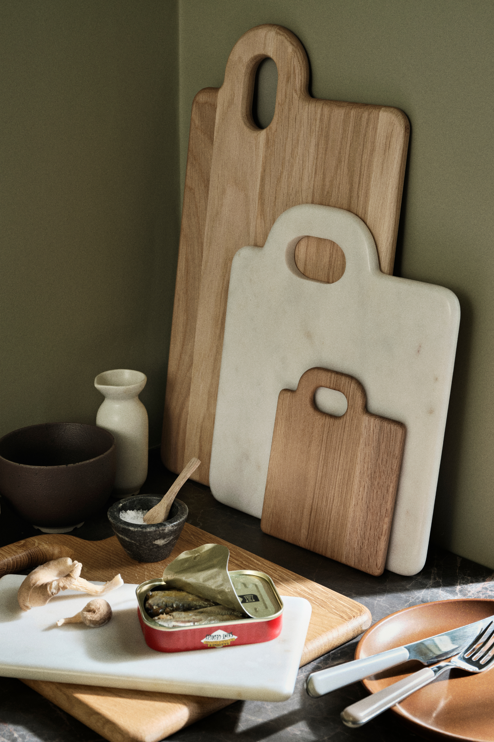 Olina natúr vágódeszka