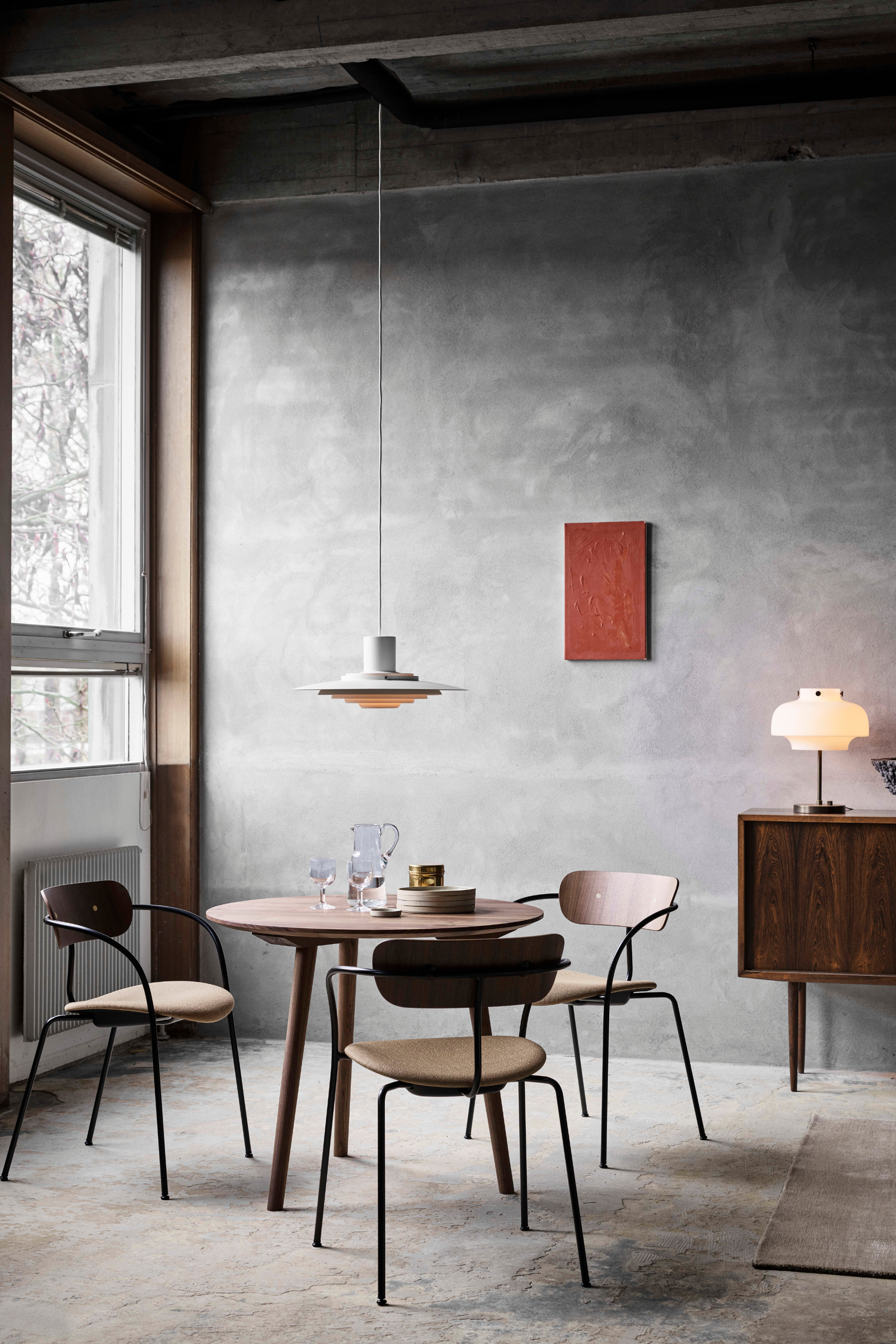 P376 KF1 matt white pendant