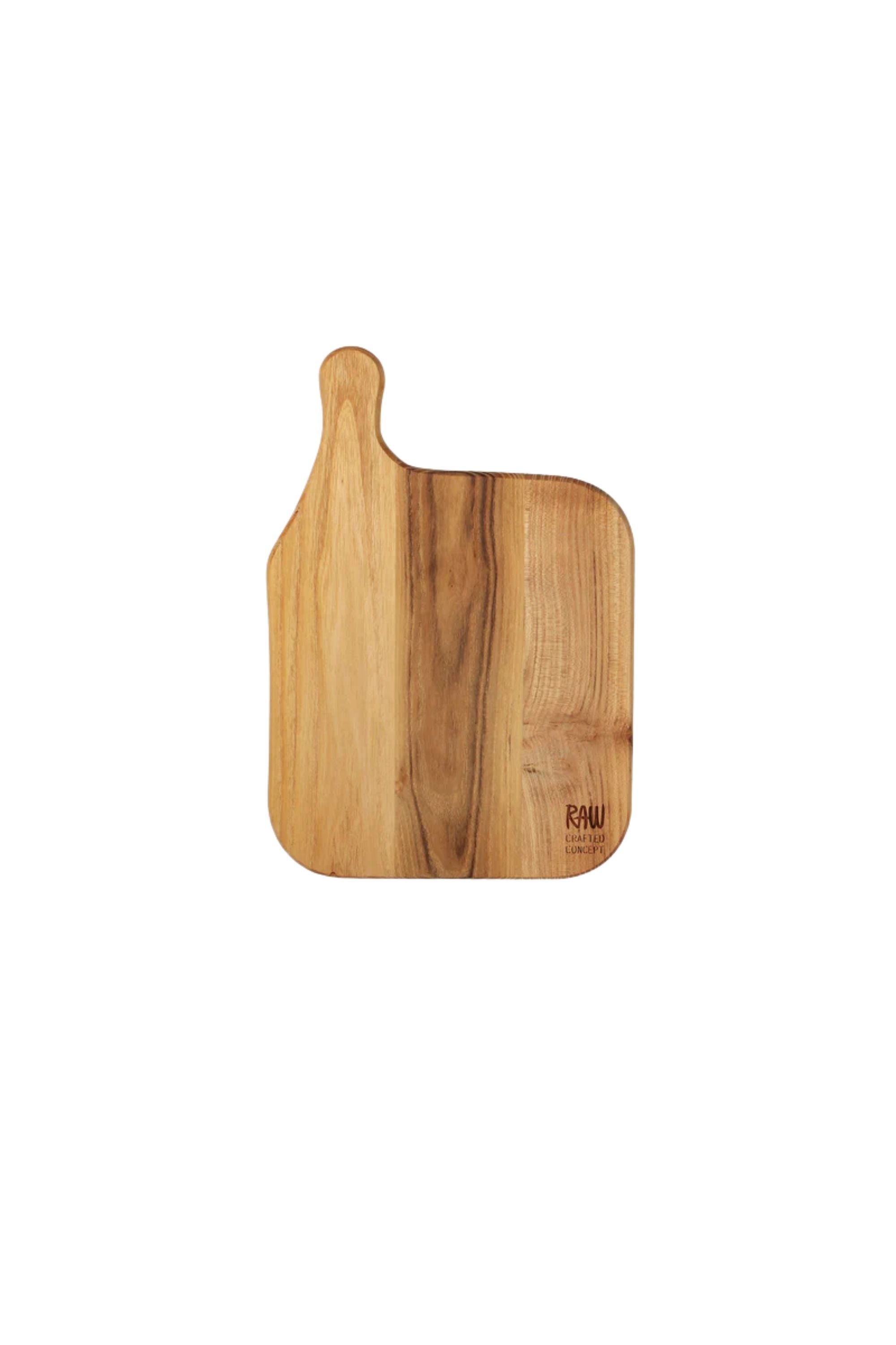 RAW Teak Wood cutting board 32 x 22 cm