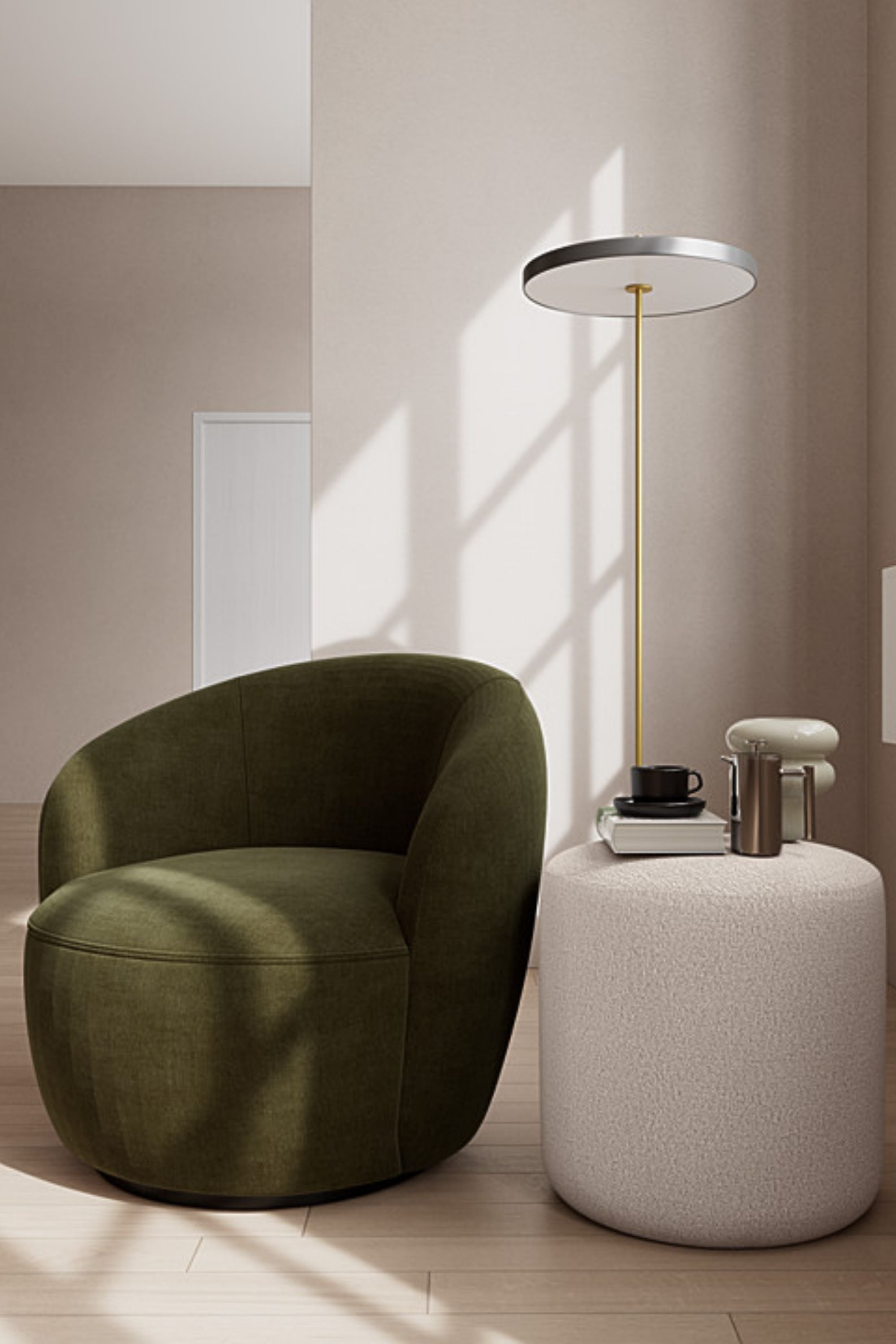 Rosie fotel Moss Olive
