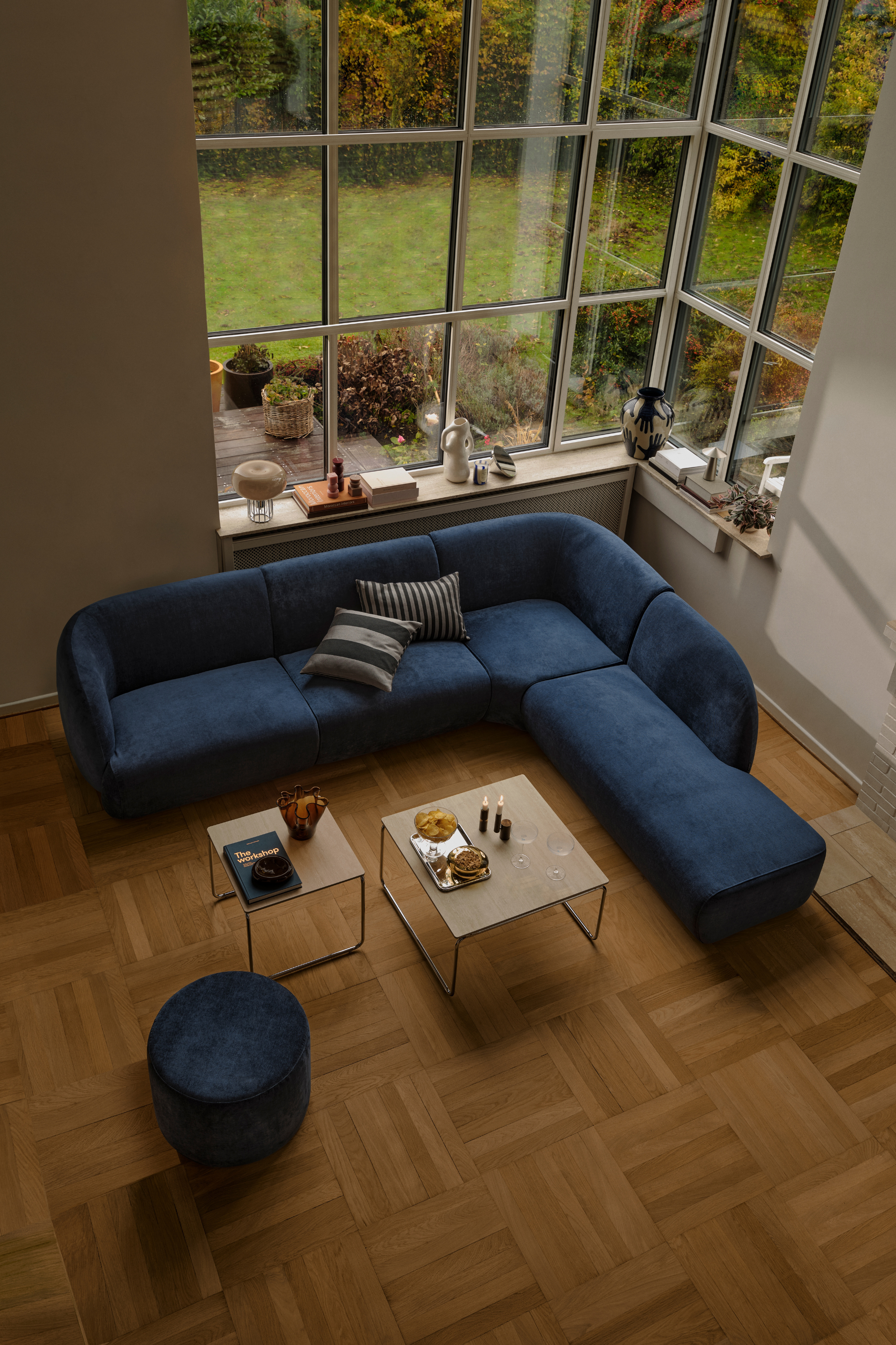 No. 9 Pouf Planet Legion Blue