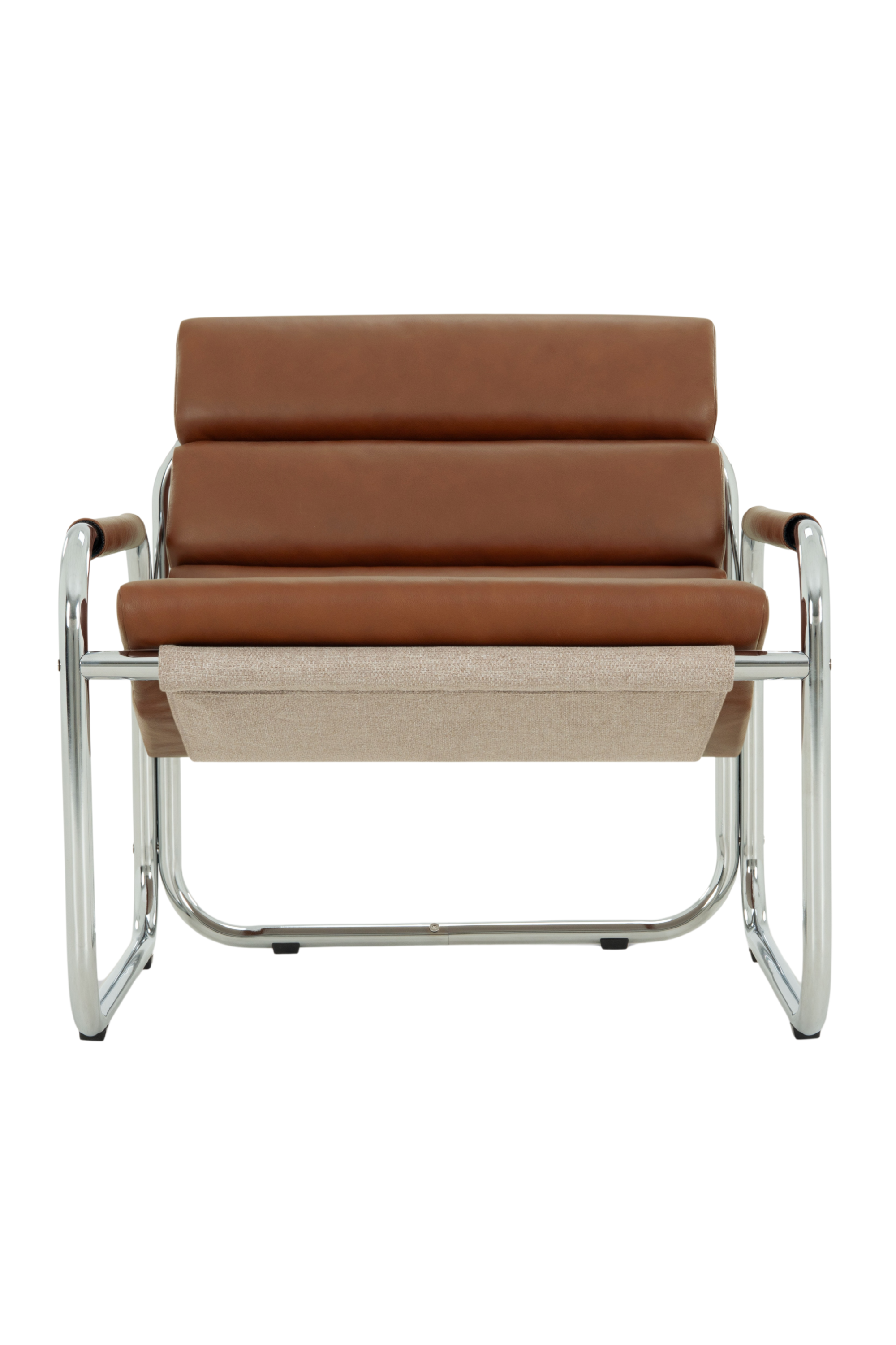Roy lounge szék, Leather Soffy Cognac