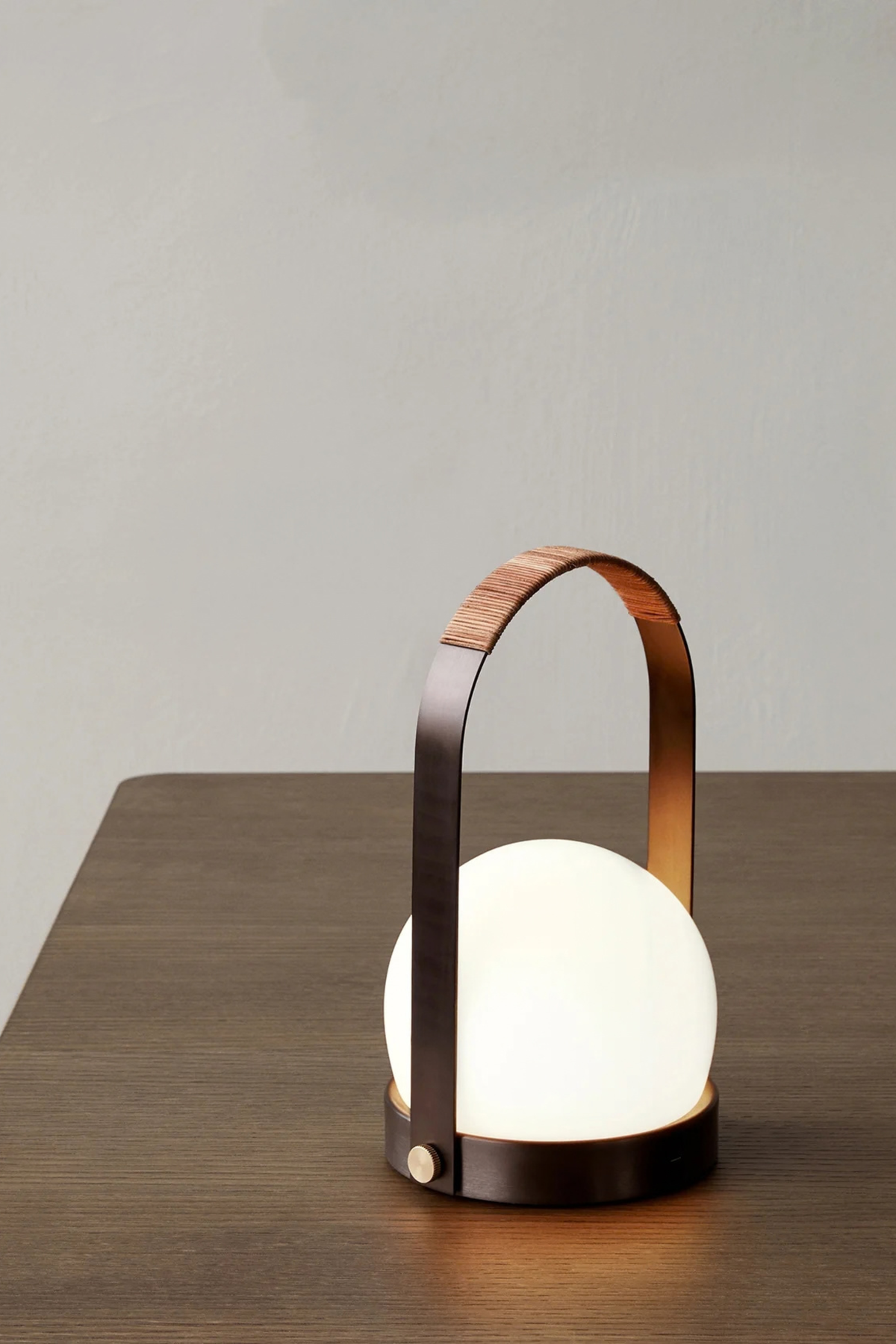 Carrie table lamp bronzed brass