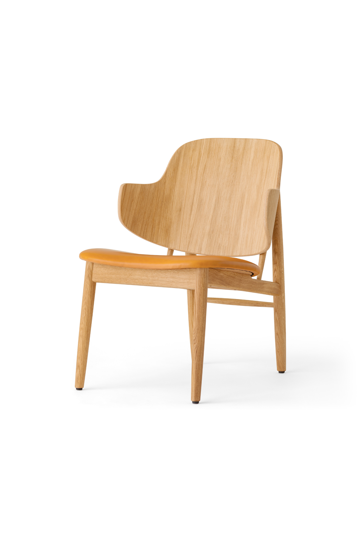 The Penguin Wooden Lounge Chair, natural oak