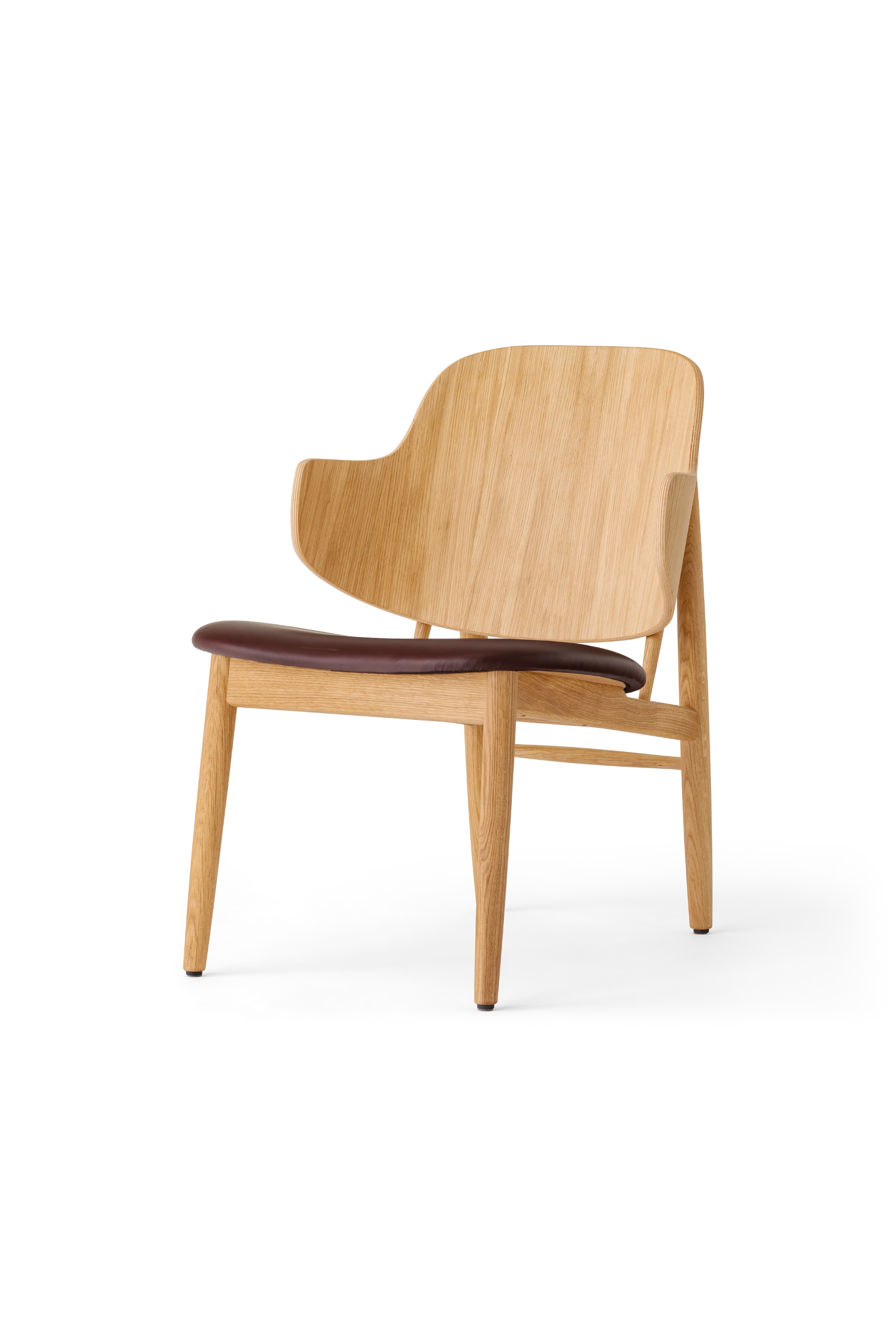 The Penguin Wooden Lounge Chair, natural oak
