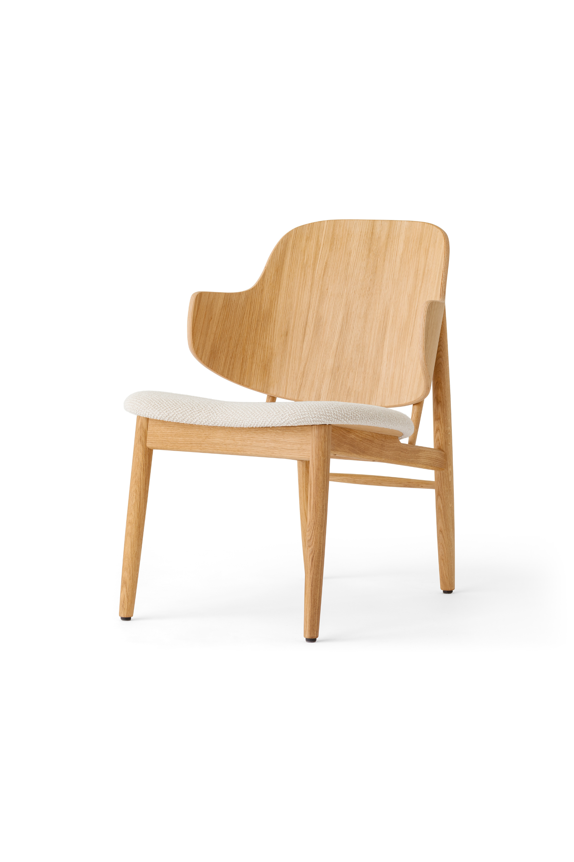 The Penguin Wooden Lounge Chair, natural oak