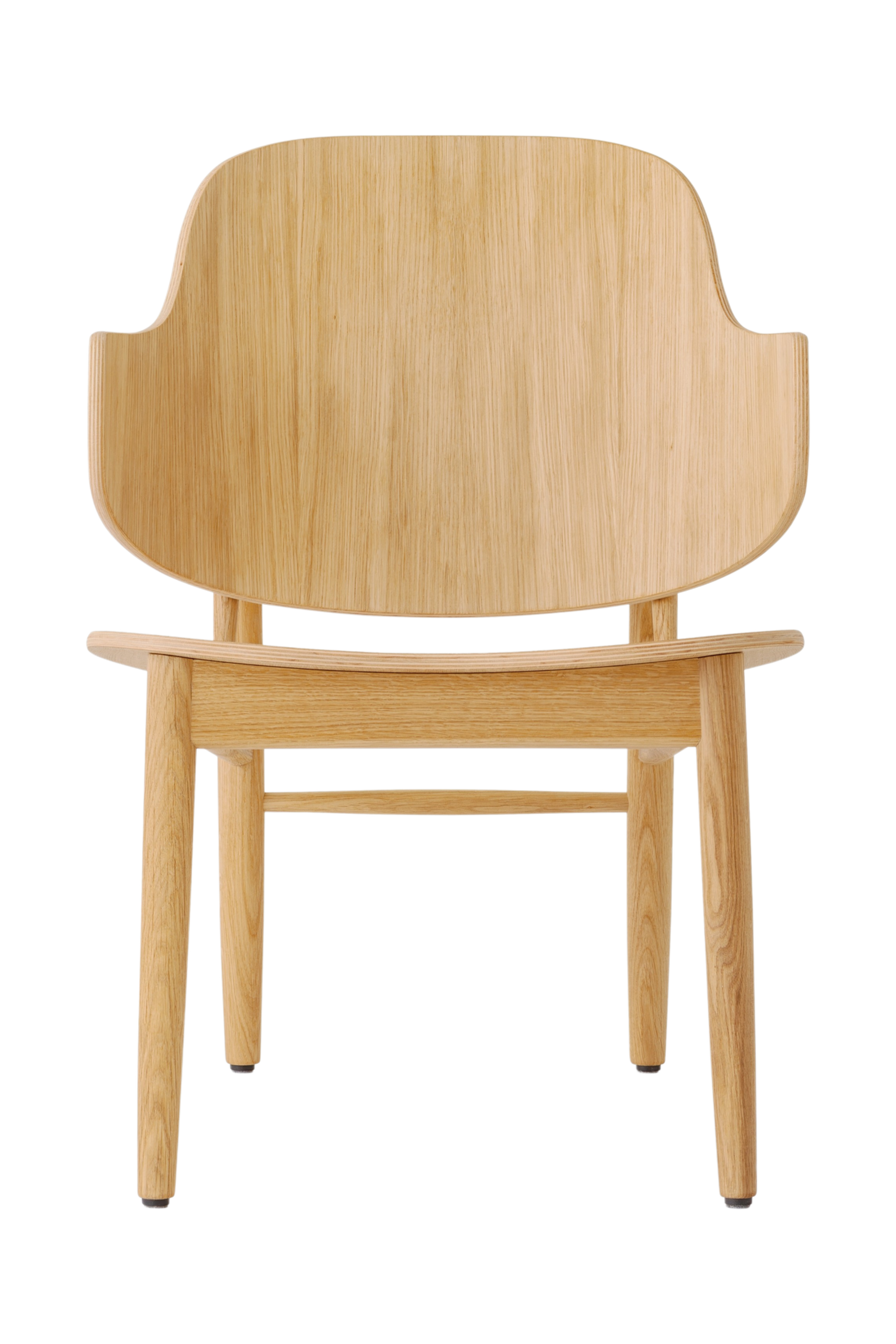 The Penguin Wooden Lounge Chair, natural oak