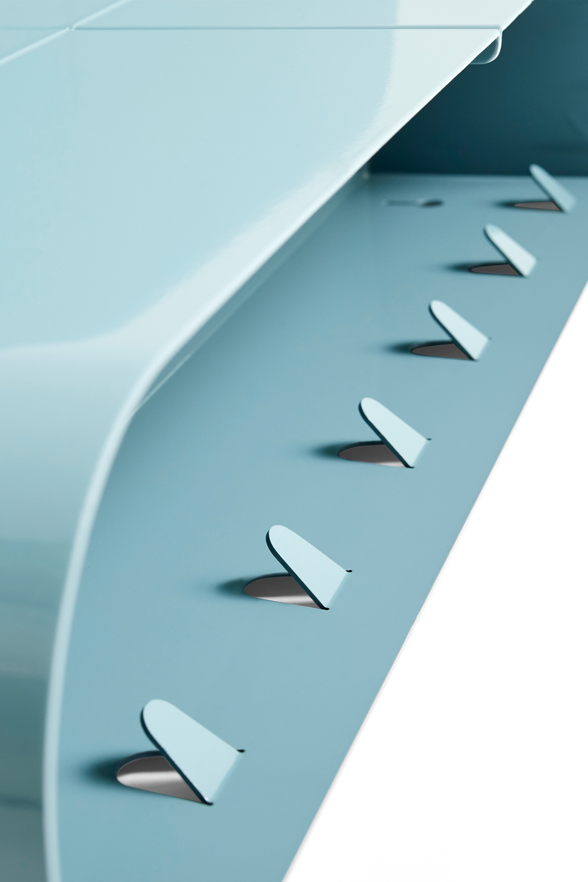 Korpus Shelf Medium 7 Hooks, Sea