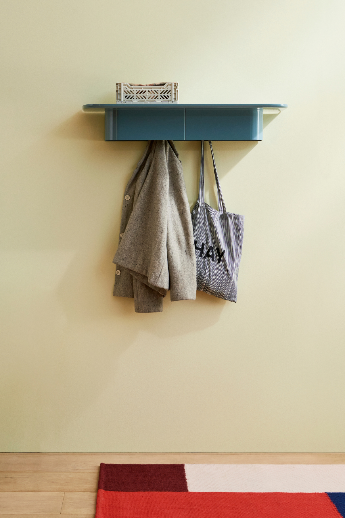 Korpus Shelf Medium 7 Hooks, Sea