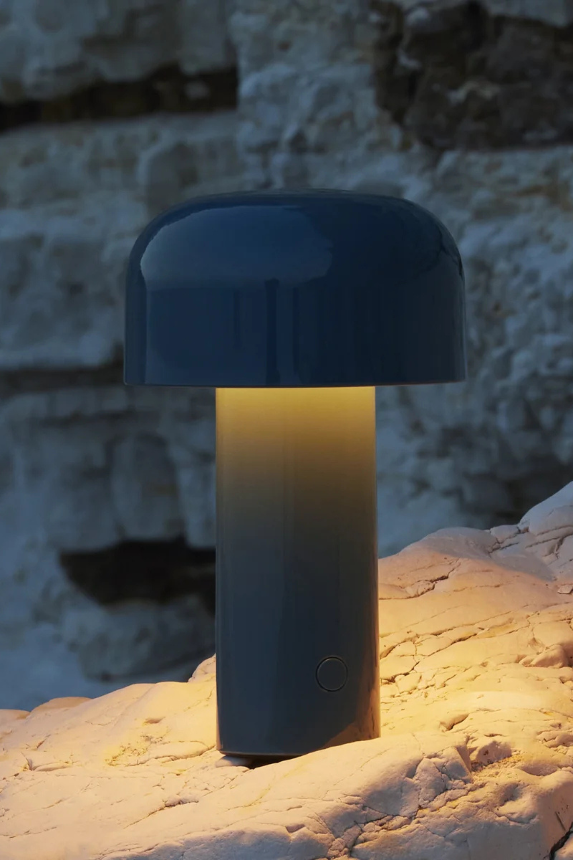 Bellhop Unplugged table lamp, grey blue