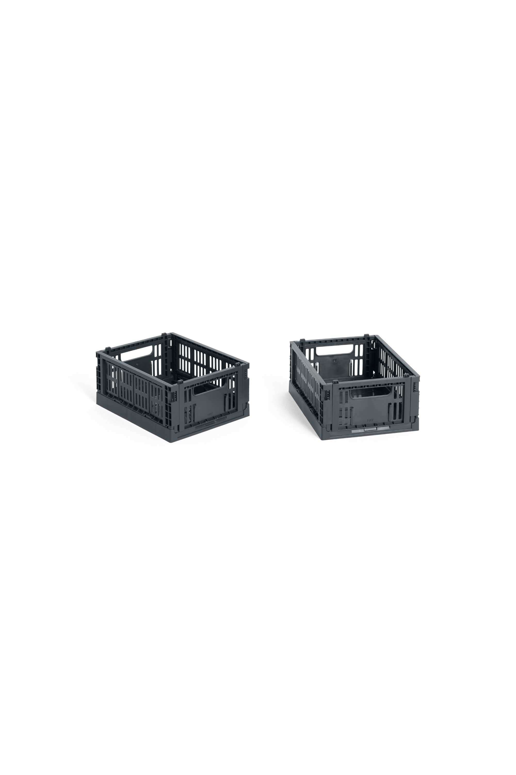 Colour Crate Mini Set of 2 Charcoal