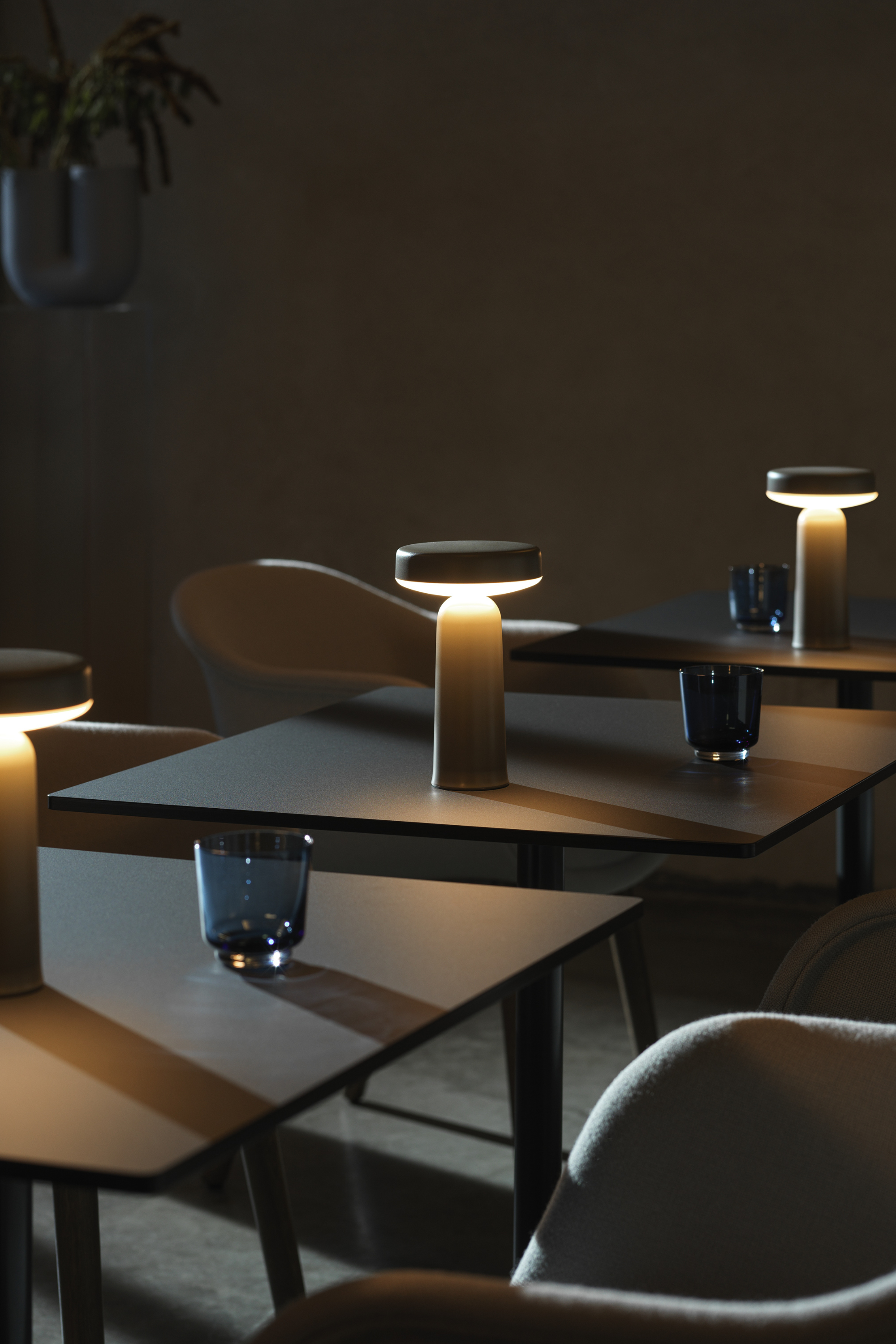 Ease Taupe Portable Lamp