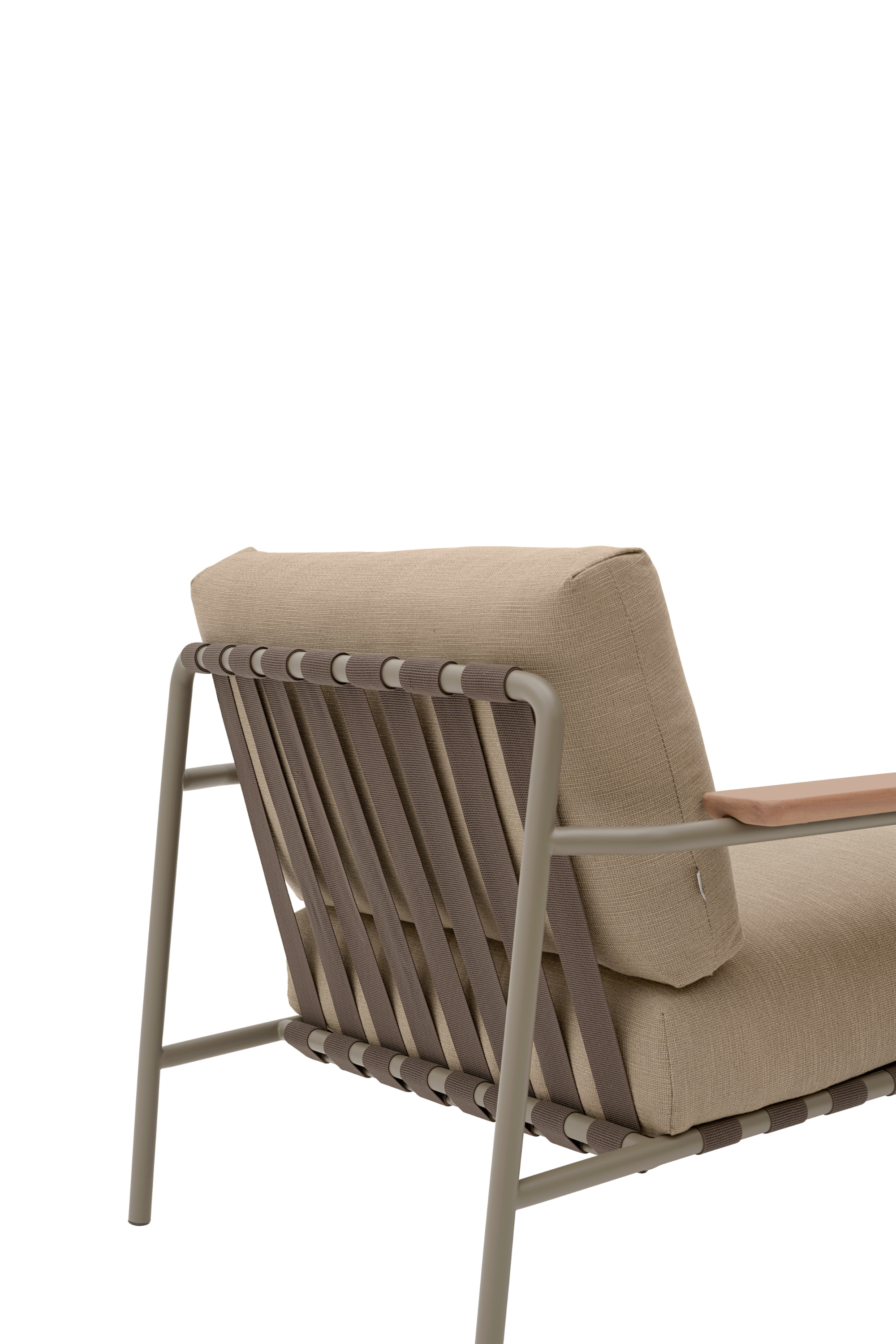 Settle Lounge Chair Ribbed Weave 5/Taupe
