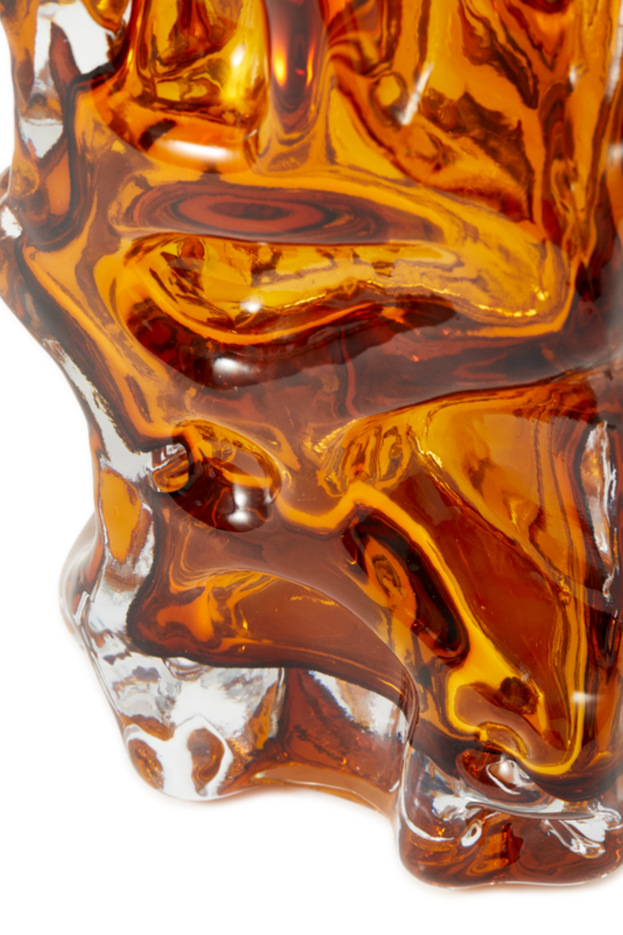 Ice okkersárga váza