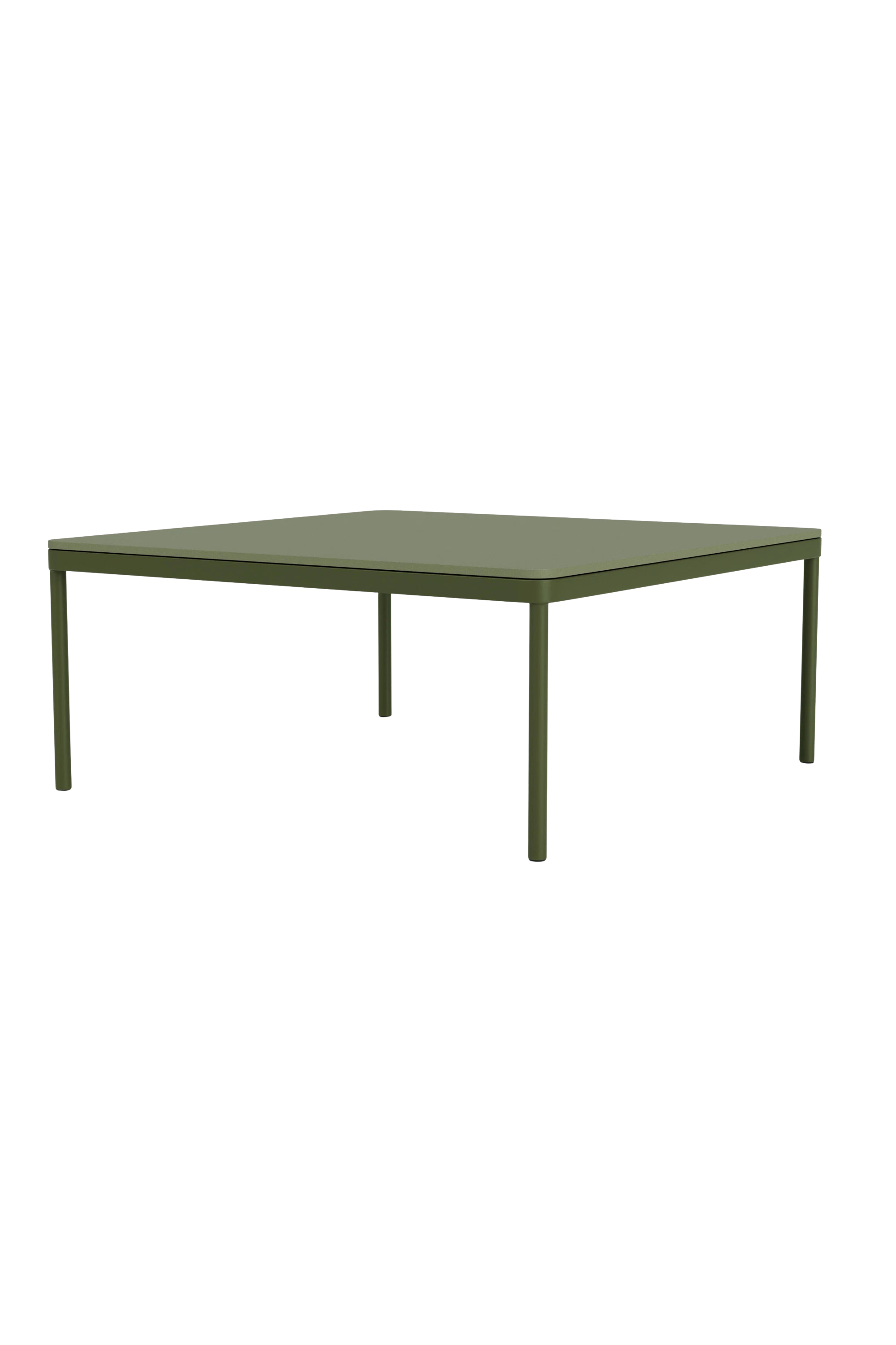 Vincent Outdoor Coffee table 88 x 88 Olive Green Steel